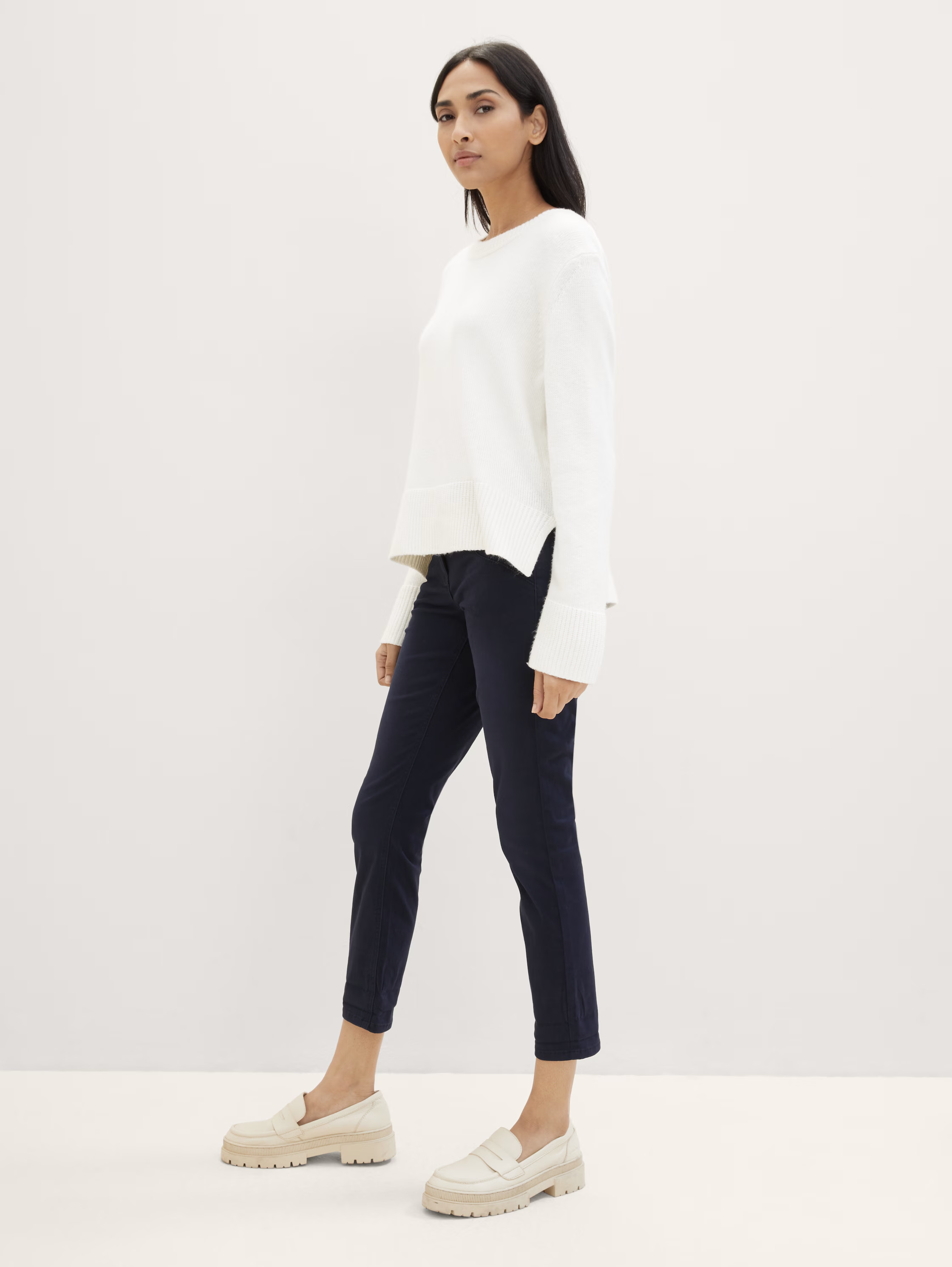 Tom tailor - Pantalon 1040963 - Marine - Boutique Adam & Eve marque canadienne, marque québécoise