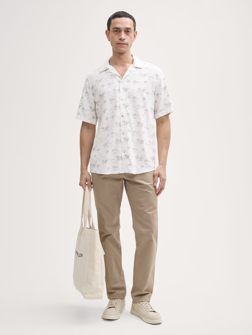 Chemise Tom Tailor 1045110 - Blanc - Boutique Adam & Eve marque canadienne, marque québécoise
