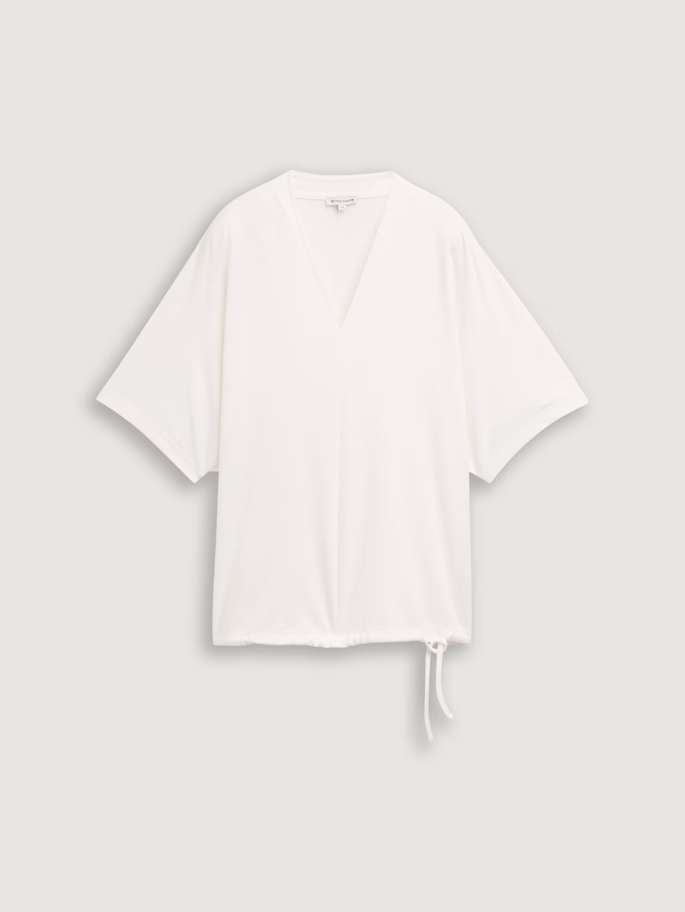 T-shirt Tom tailor 1045553 - Blanc - Boutique Adam & Eve marque canadienne, marque québécoise