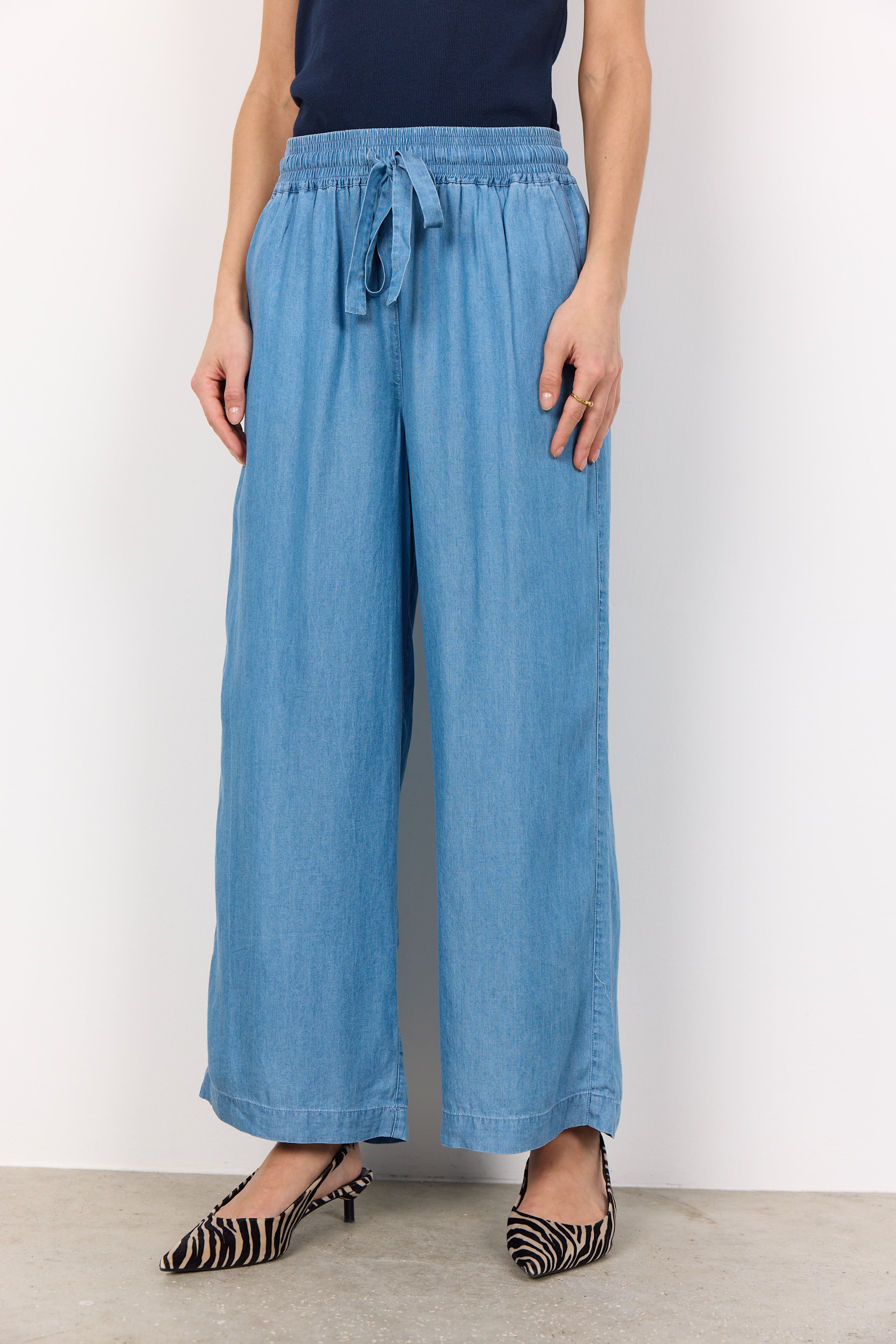 Soya Concept - Pantalon LIV 25C - Bleu - Boutique Adam & Eve marque canadienne, marque québécoise