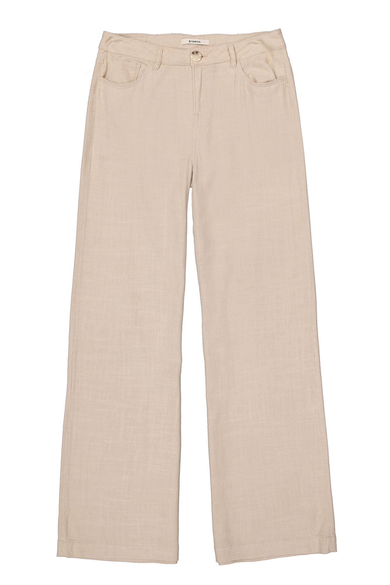 Pantalon Garcia CELIA - Blanc cassé - Boutique Adam & Eve marque canadienne, marque québécoise