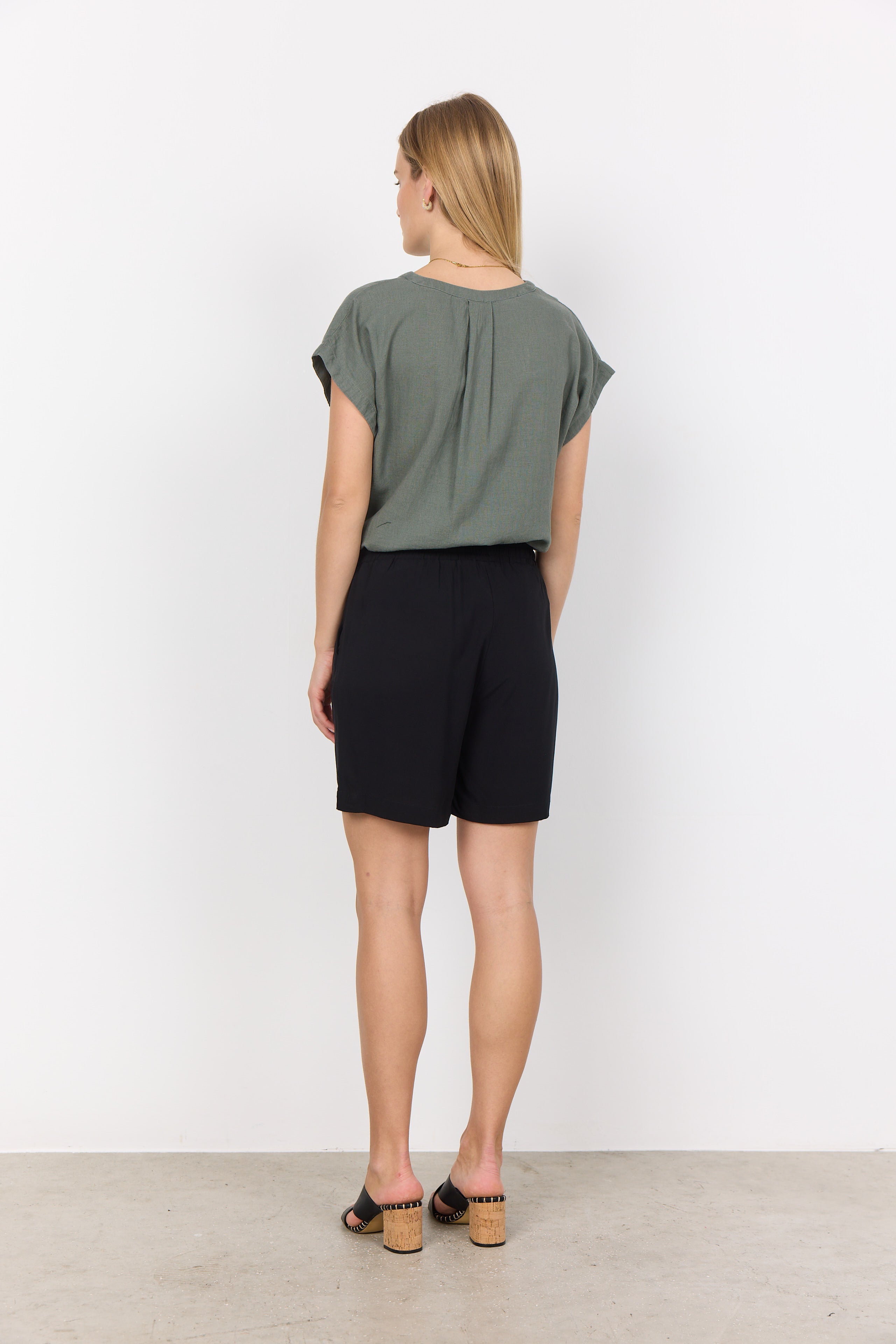 Soya Concept - Shorts radia-163b- Black - Boutique Adam & Eve marque canadienne, marque québécoise