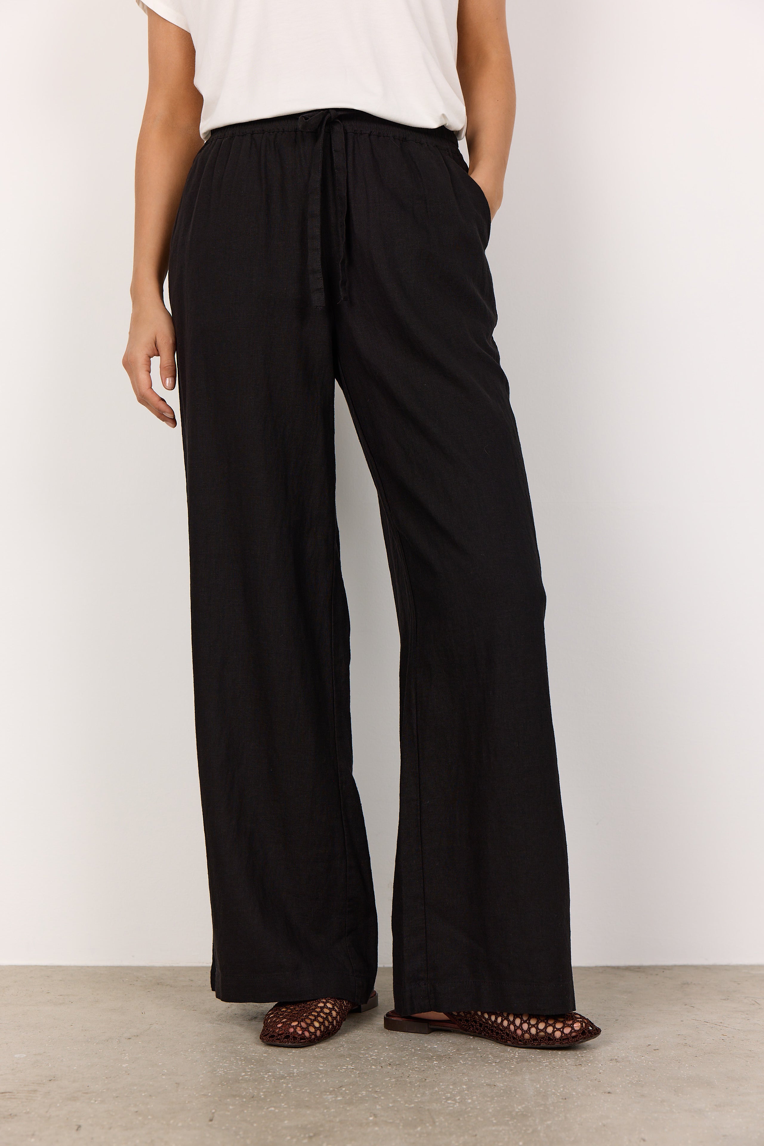 Soya Concept - Pantalon INA 61C - Noir - Boutique Adam & Eve marque canadienne, marque québécoise