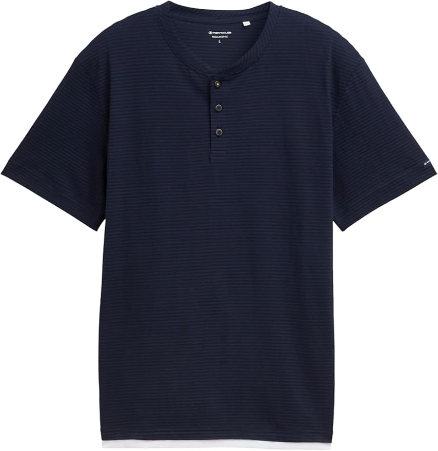 T-shirt Tom Tailor 1045674 - Marine - Boutique Adam & Eve marque canadienne, marque québécoise
