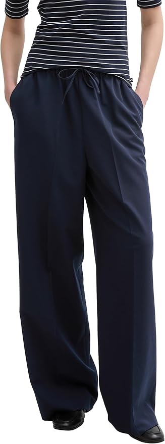 Tom tailor - Pantalon 1045693 - Marine - Boutique Adam & Eve marque canadienne, marque québécoise