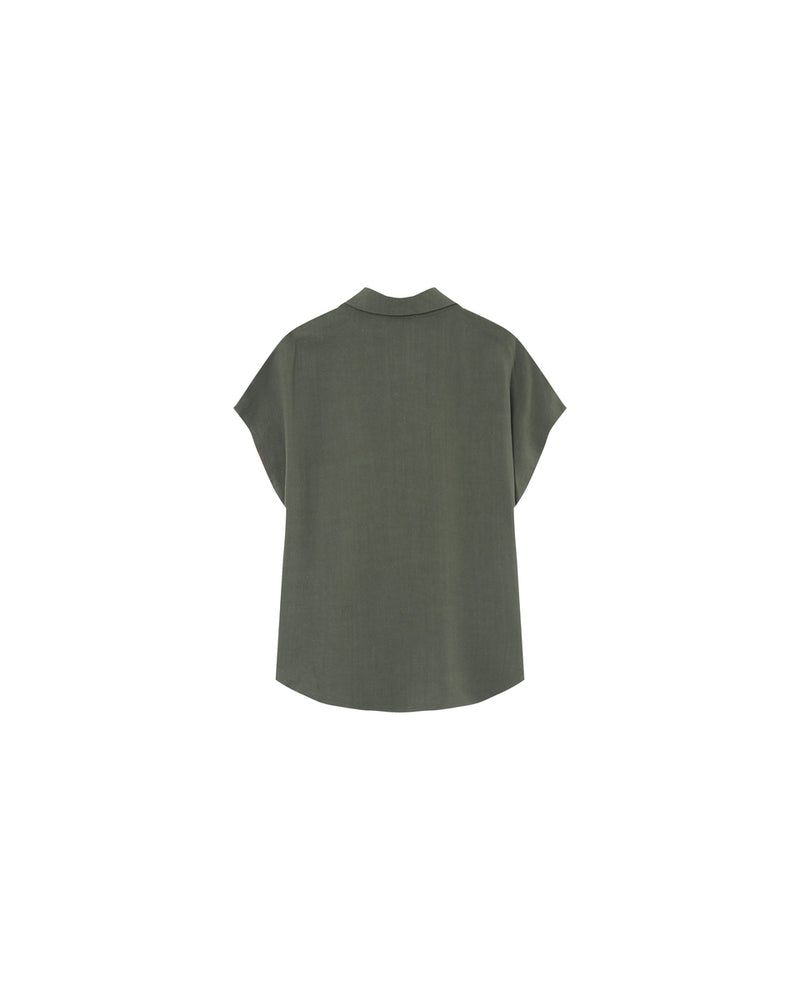 Grace & Mila - Blouse PEREZ - Khaki - Boutique Adam & Eve marque canadienne, marque québécoise