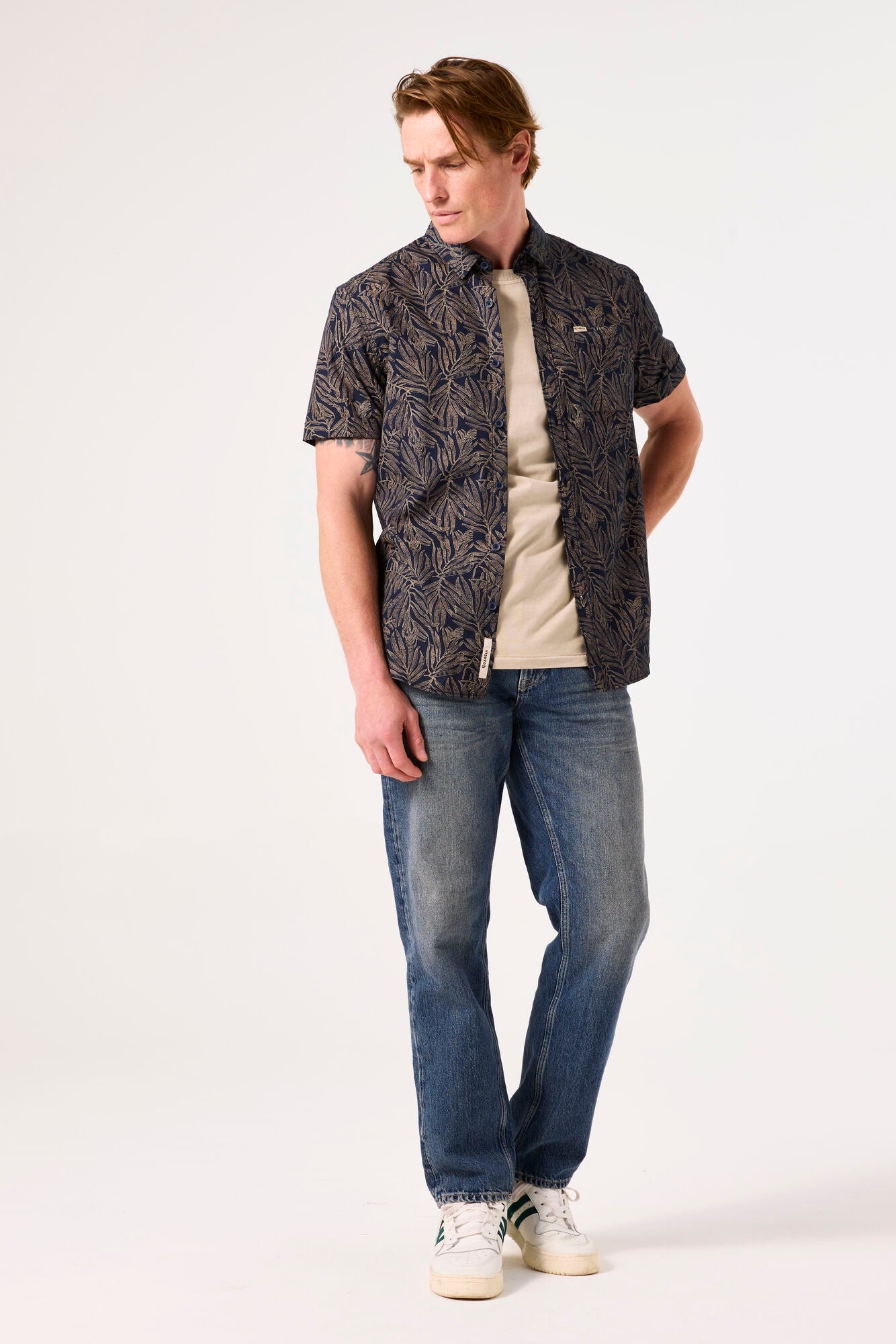 Chemise Garcia C51290 - Marine - Boutique Adam & Eve marque canadienne, marque québécoise