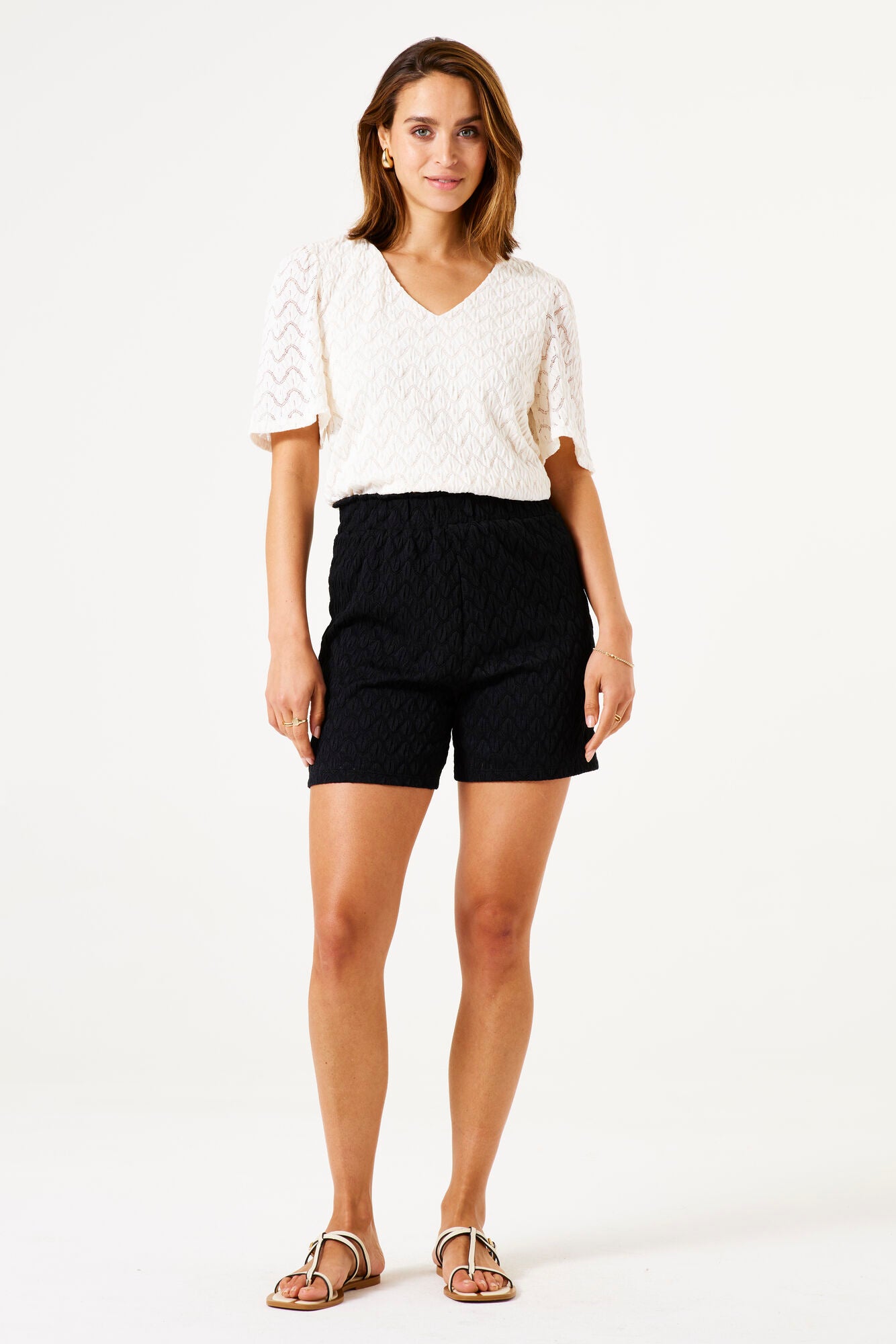 Garcia - Shorts D50141 - Noir - Boutique Adam & Eve marque canadienne, marque québécoise