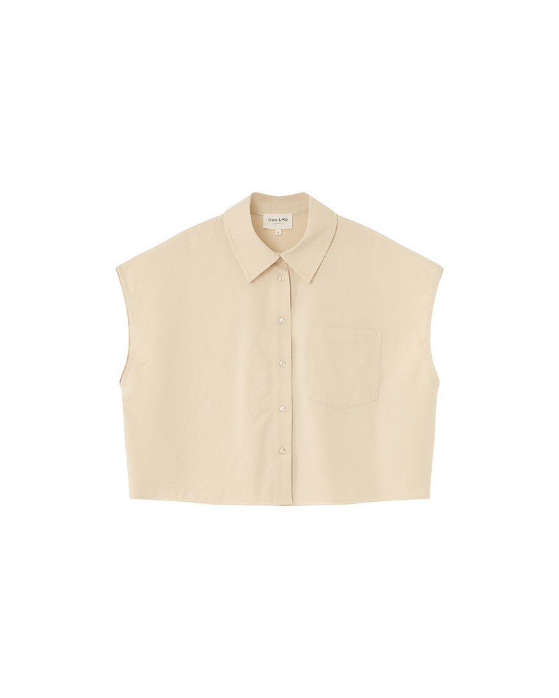 Grace & Mila - Blouse RISE - Sand - Boutique Adam & Eve marque canadienne, marque québécoise