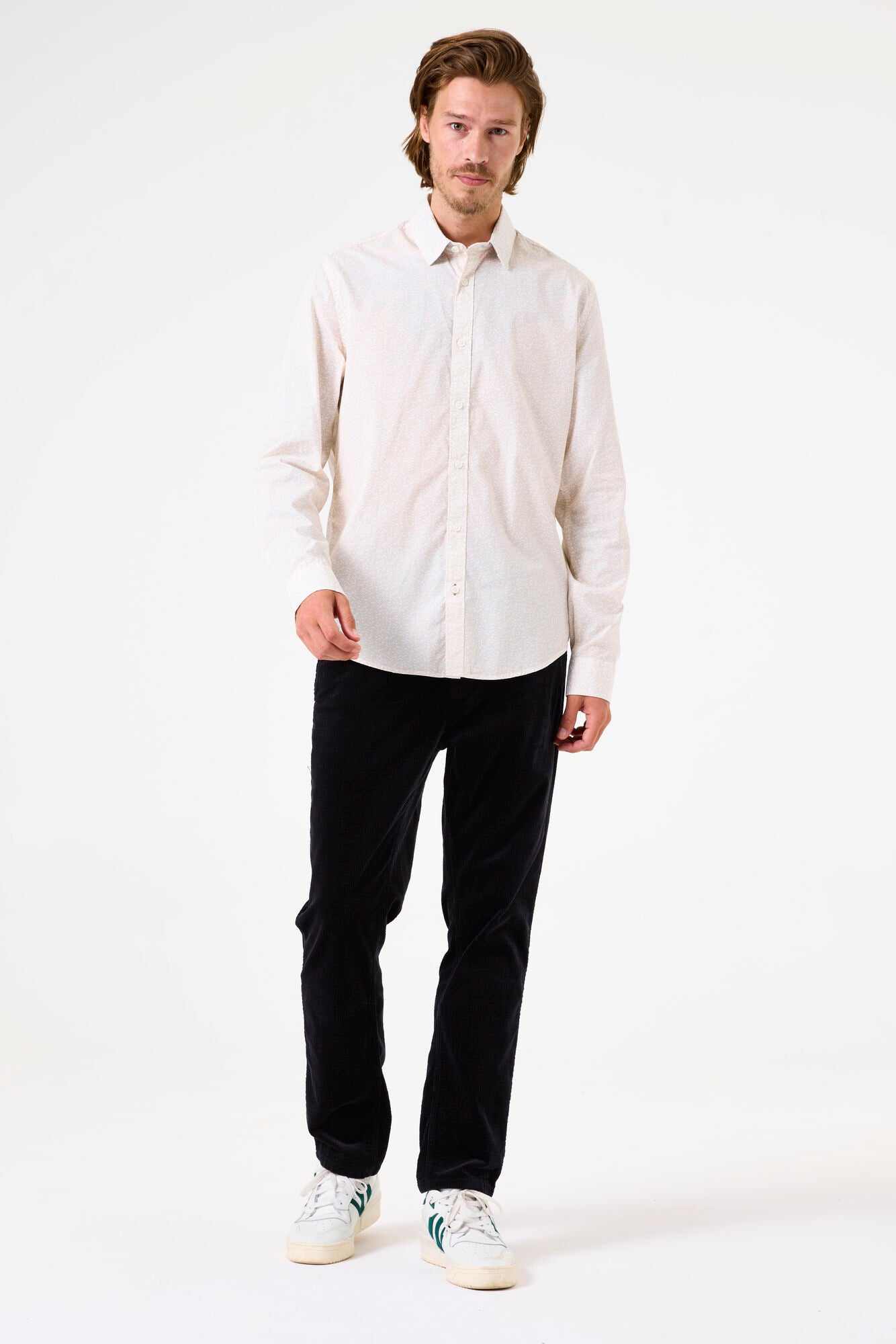 Chemise Garcia W41085 - Blanc cassé - Boutique Adam & Eve marque canadienne, marque québécoise