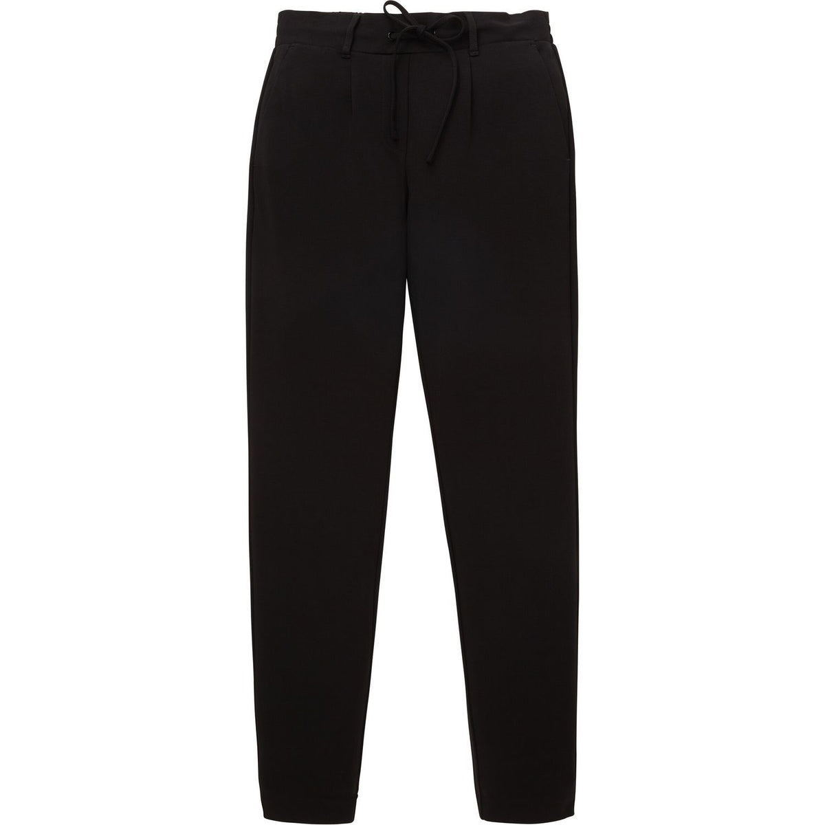 Tom Tailor Pants 1008375 Jersey loose fit pants - Black