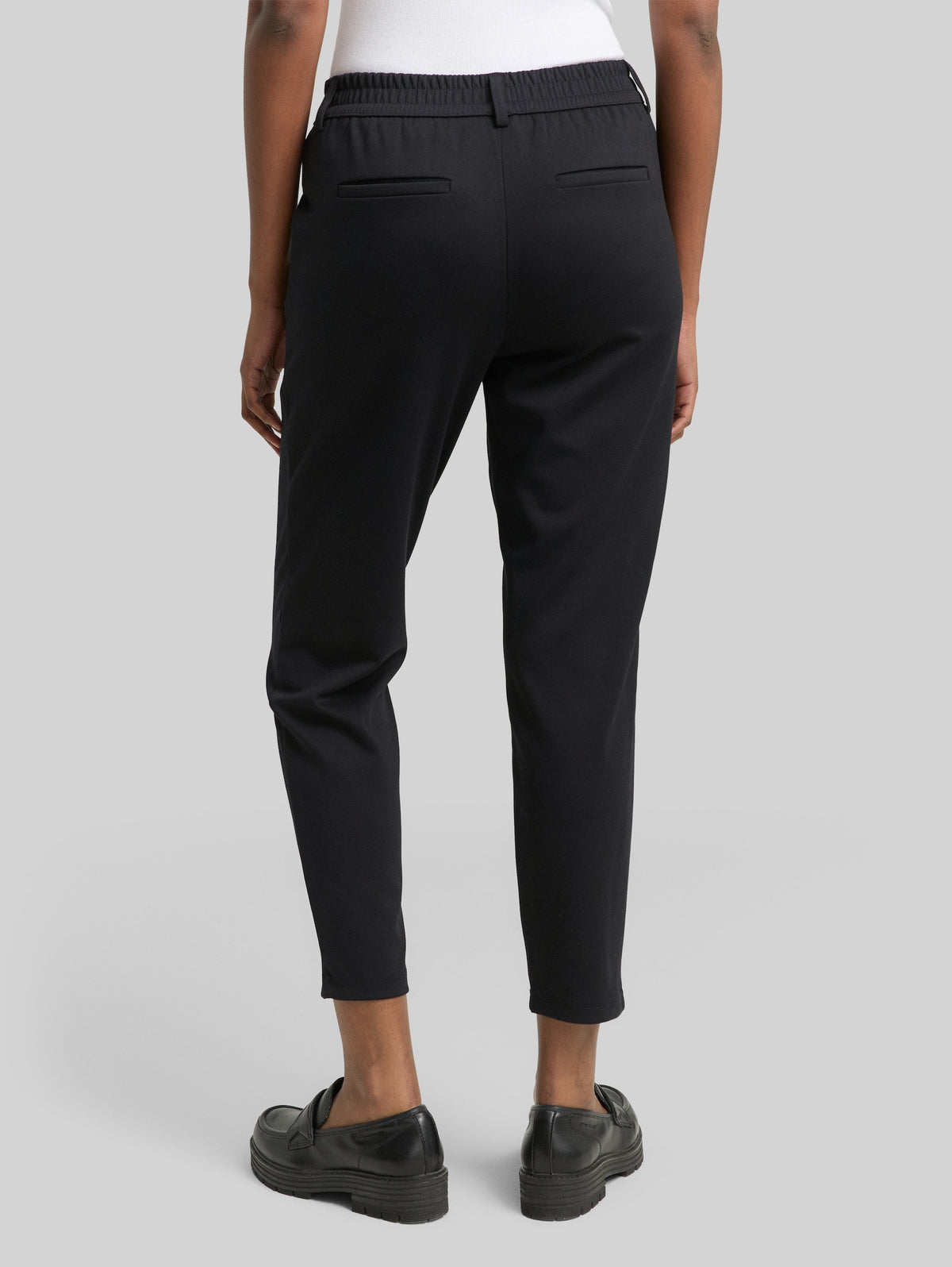 Tom Tailor Pants 1021175 Knitted pants - black