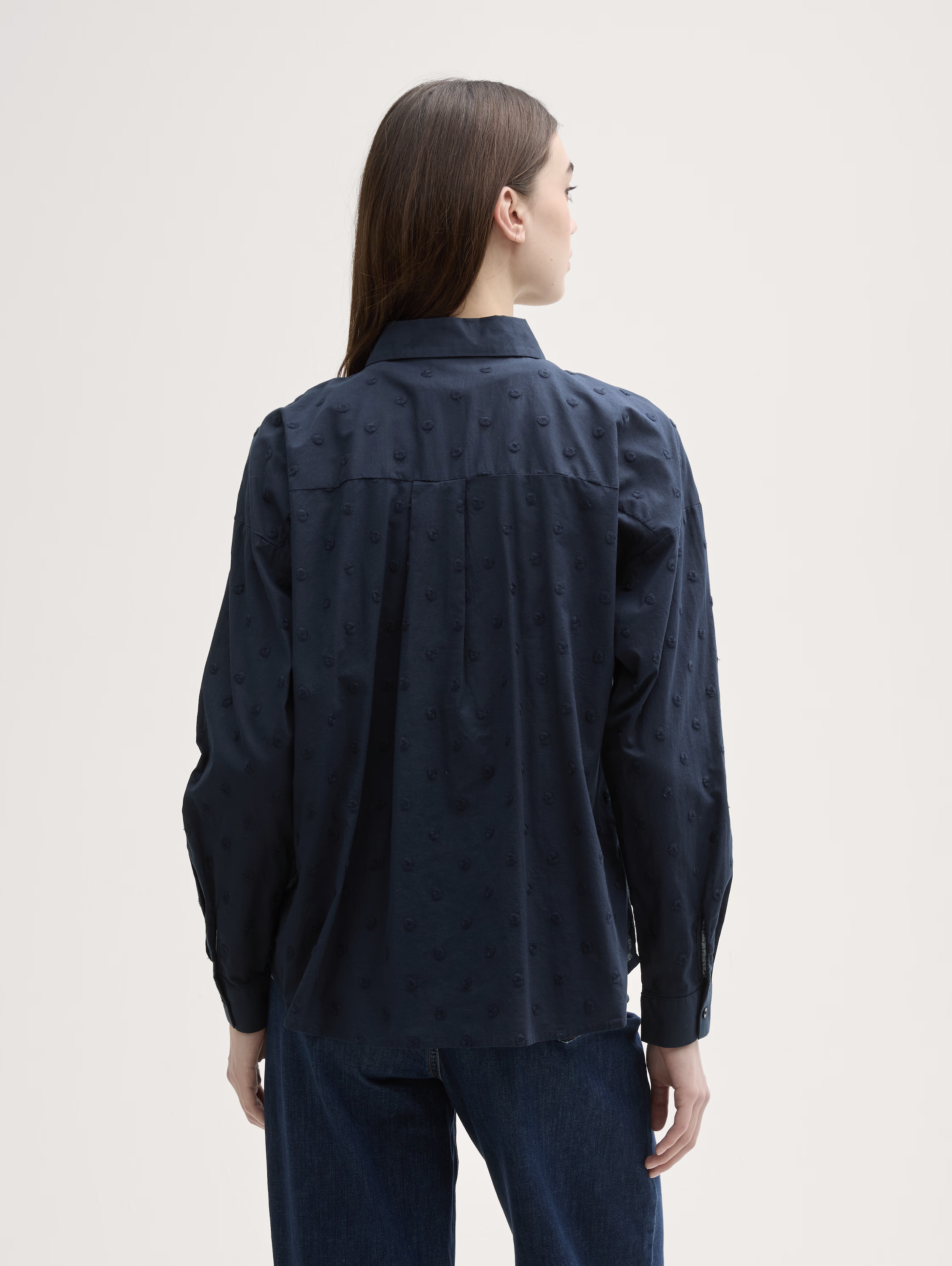 Tom Tailor- Blouse -1043137 - Navy - Boutique Adam & Eve marque canadienne, marque québécoise