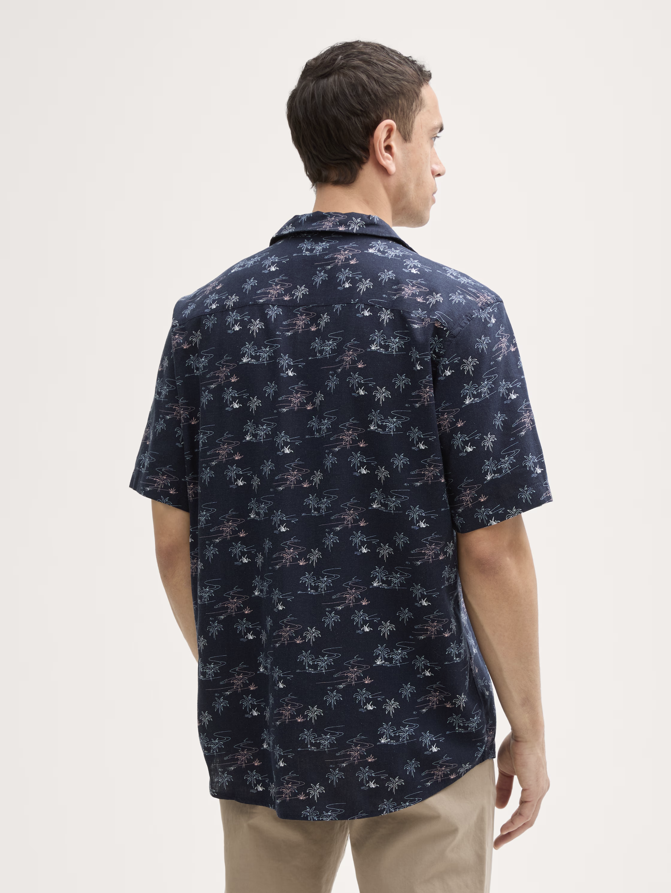 Tom Tailor Shirt 1045110 - Navy - Boutique Adam & Eve marque canadienne, marque québécoise