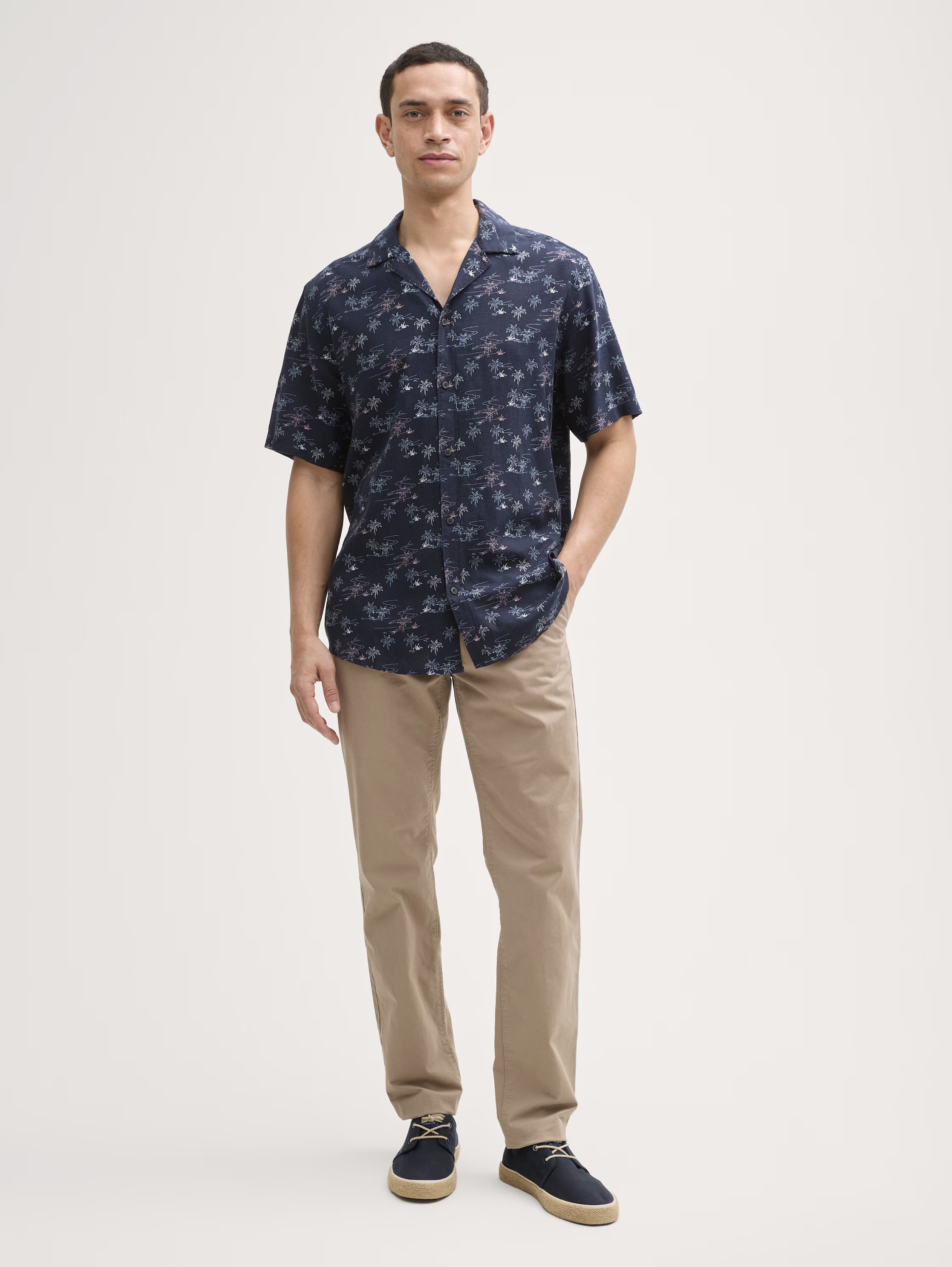 Tom Tailor Shirt 1045110 - Navy - Boutique Adam & Eve marque canadienne, marque québécoise