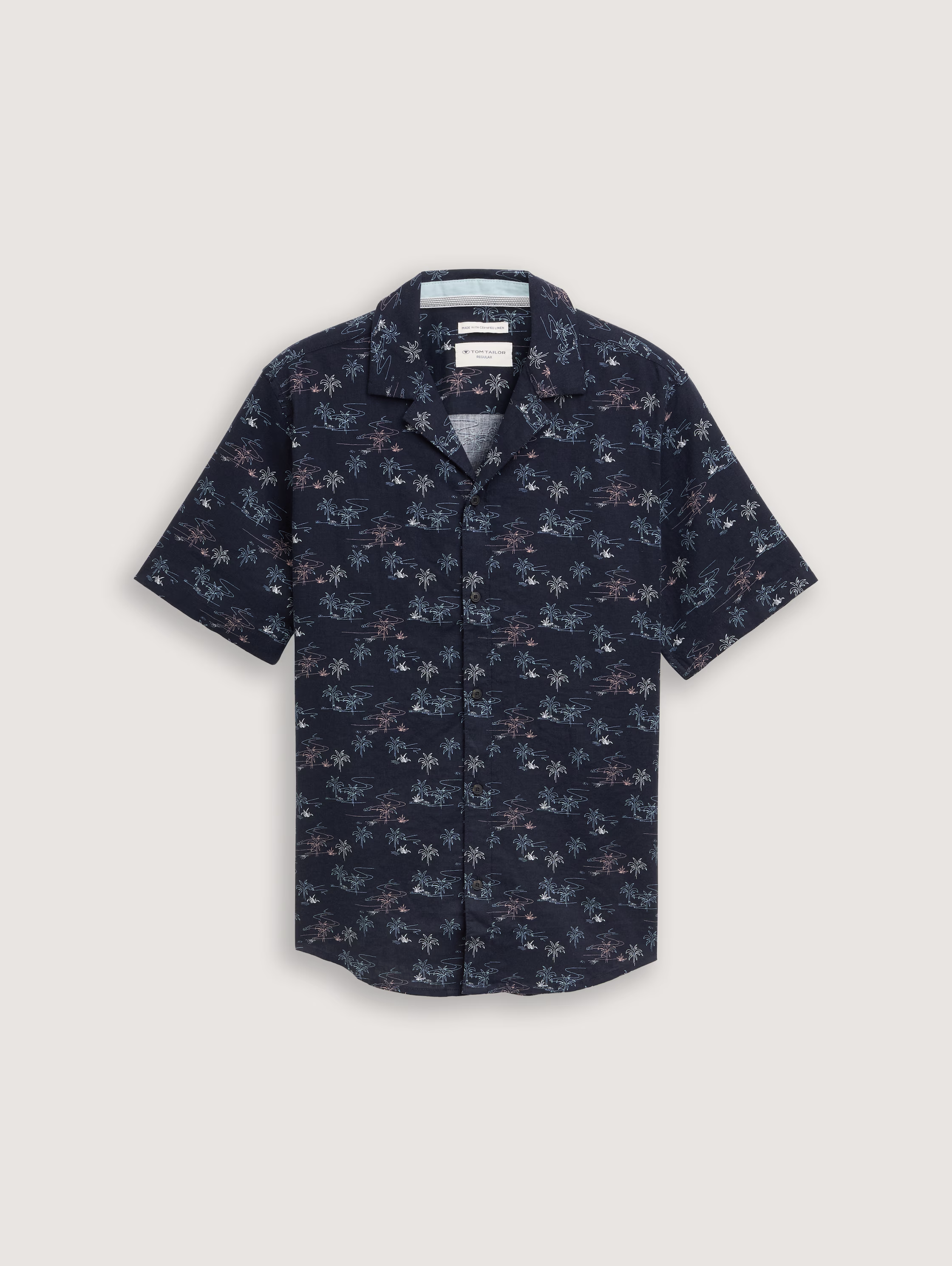 Tom Tailor Shirt 1045110 - Navy - Boutique Adam & Eve marque canadienne, marque québécoise