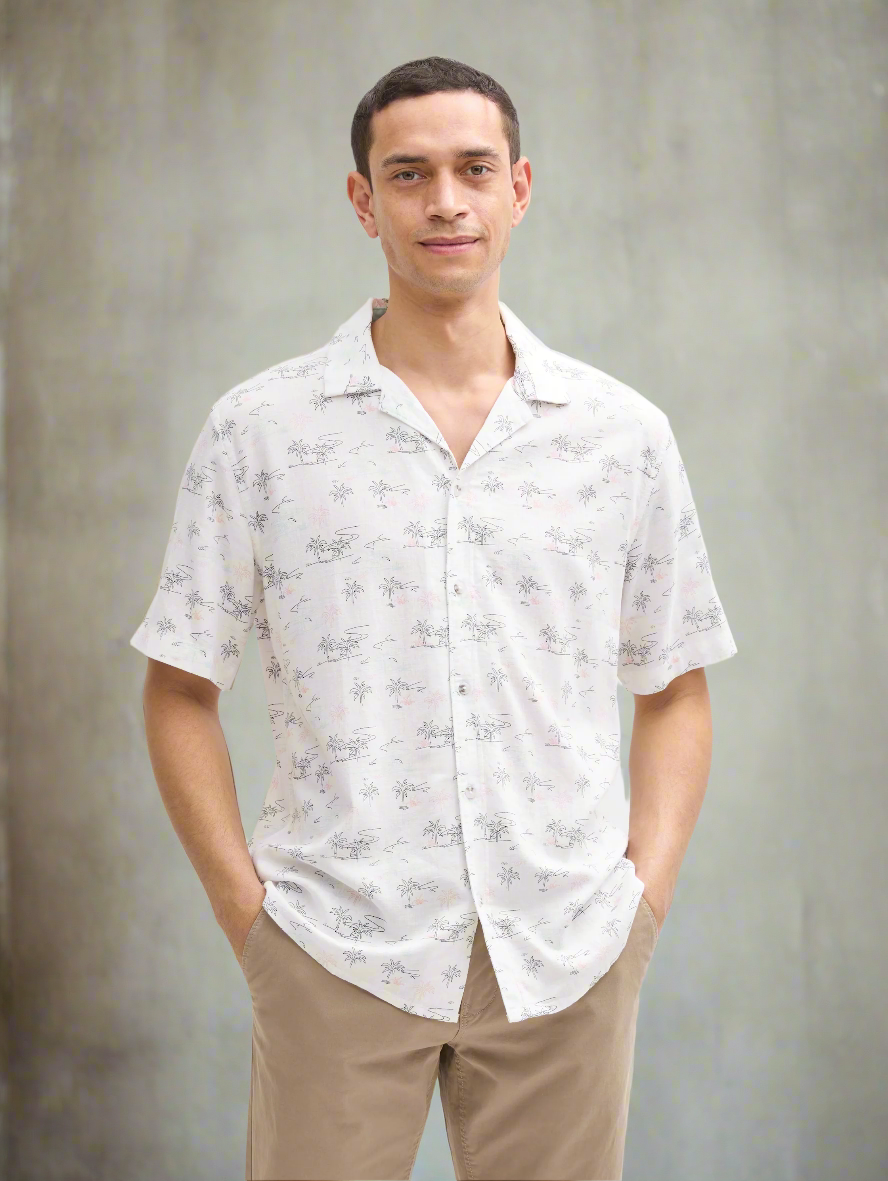 Tom Tailor Shirt 1045110 - White - Boutique Adam & Eve marque canadienne, marque québécoise