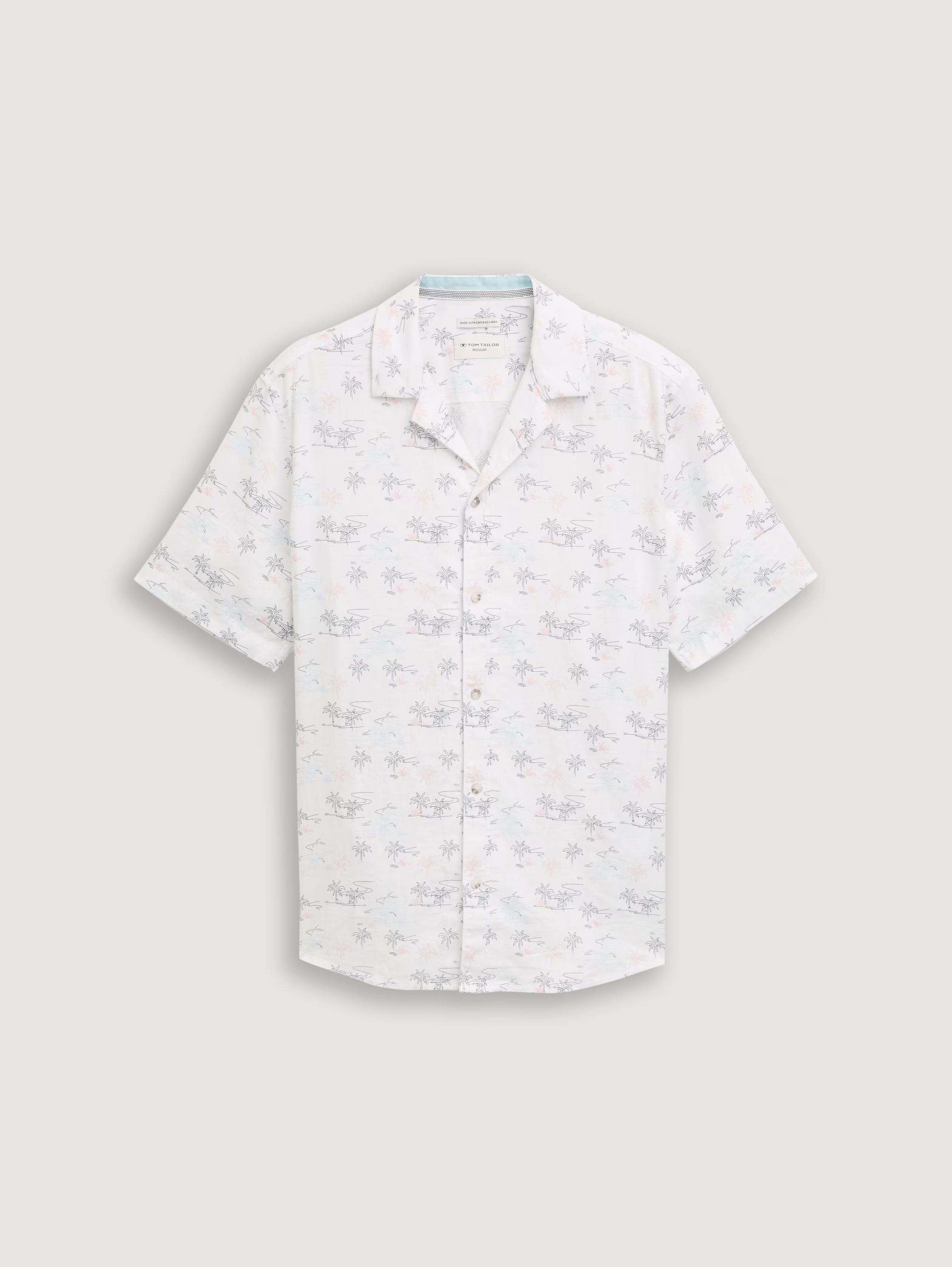 Tom Tailor Shirt 1045110 - White - Boutique Adam & Eve marque canadienne, marque québécoise