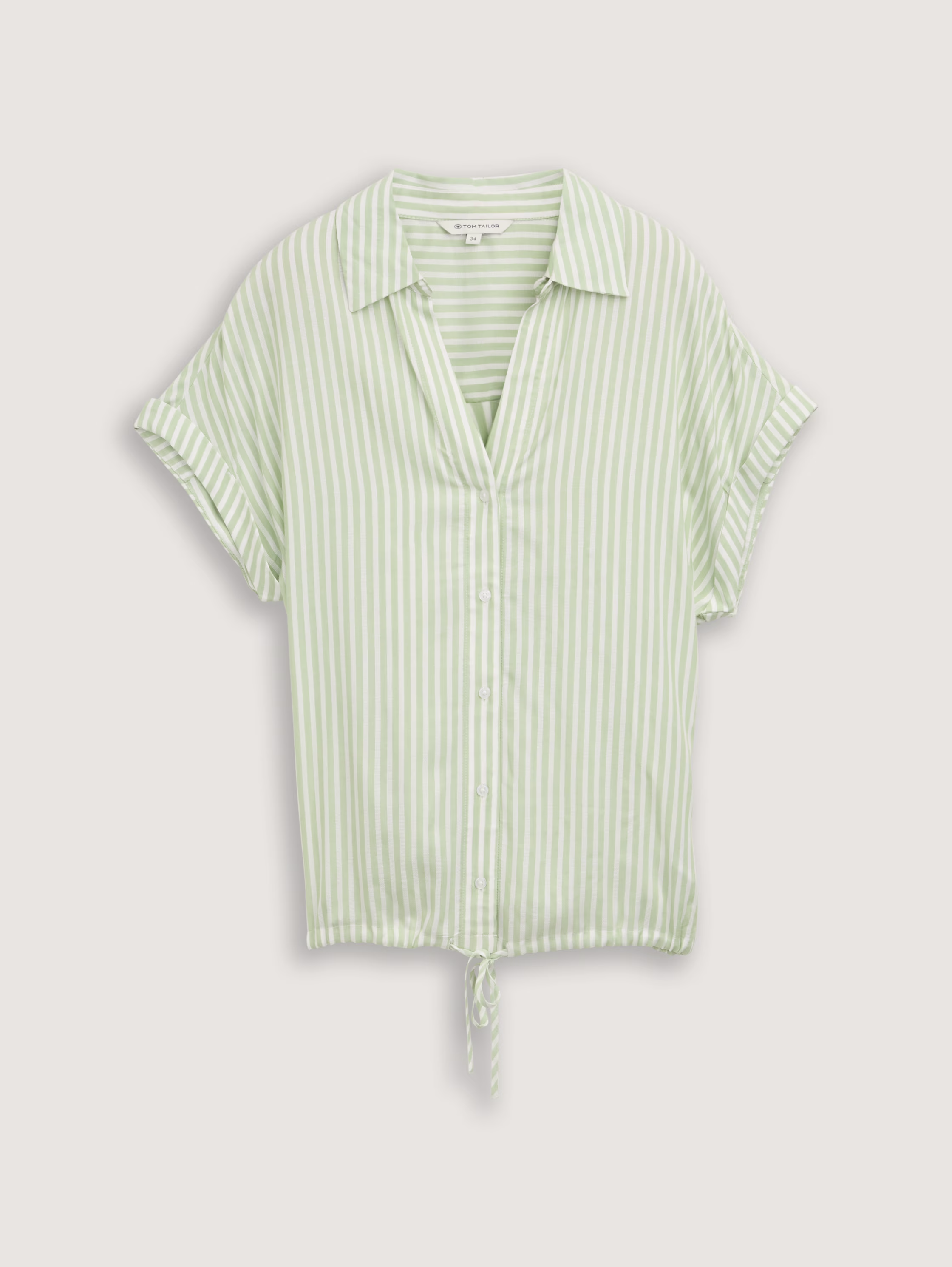 Tom Tailor- Blouse -1045239 - Green - Boutique Adam & Eve marque canadienne, marque québécoise
