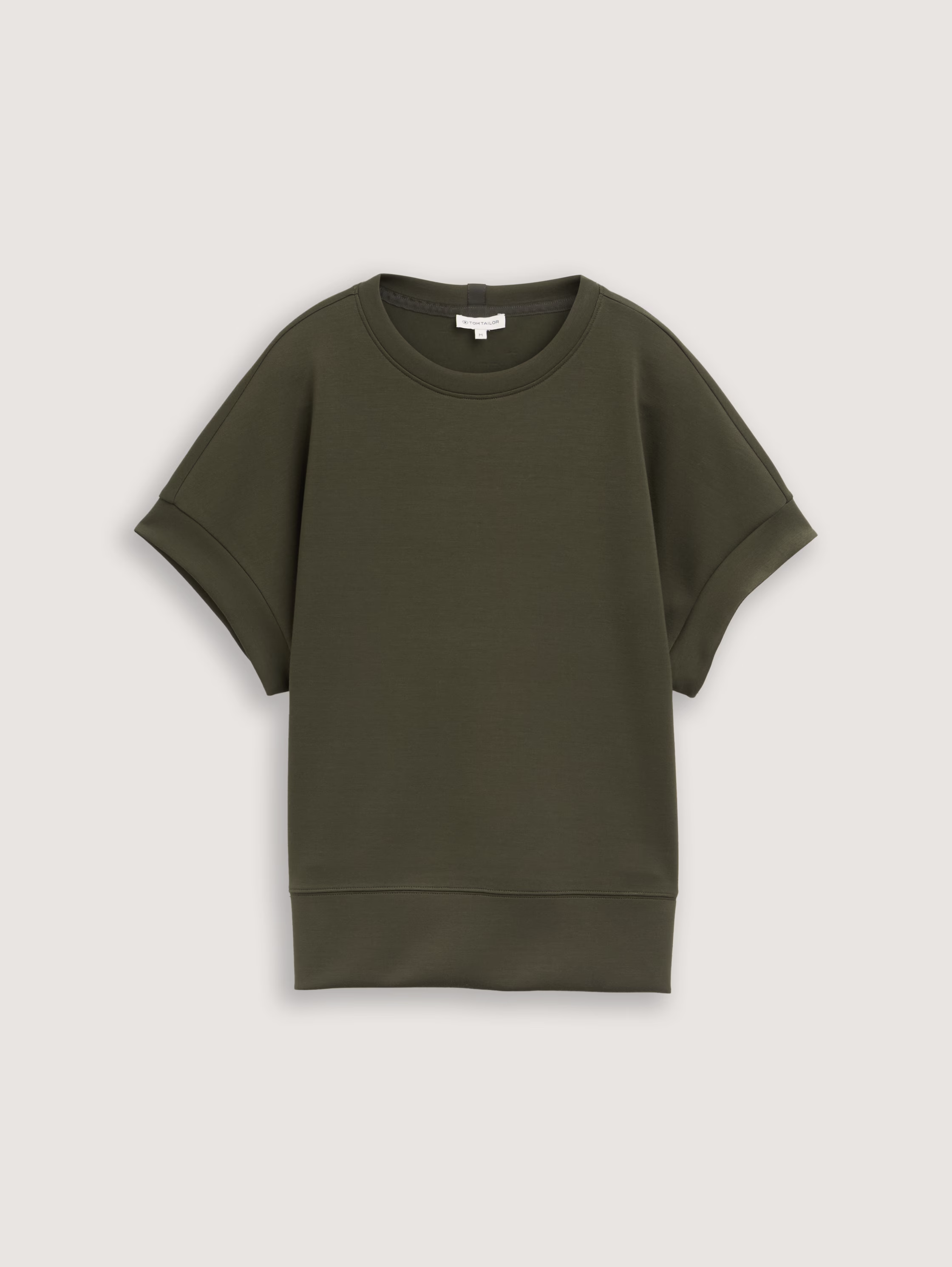 Tom tailor t-shirt 1045523 - Khaki - Boutique Adam & Eve marque canadienne, marque québécoise