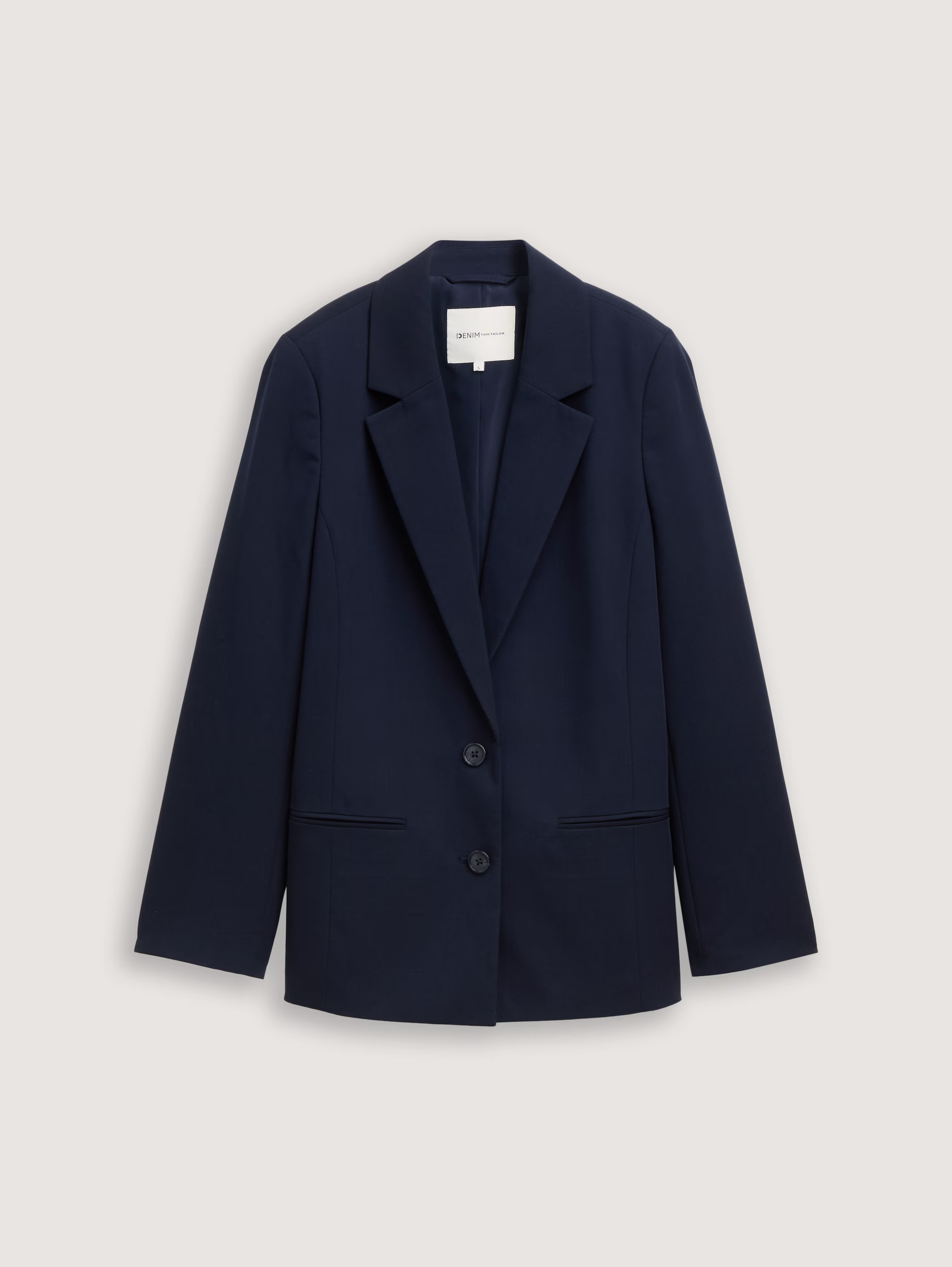 Tom Tailor- Blazer -1045576 - Navy - Boutique Adam & Eve marque canadienne, marque québécoise