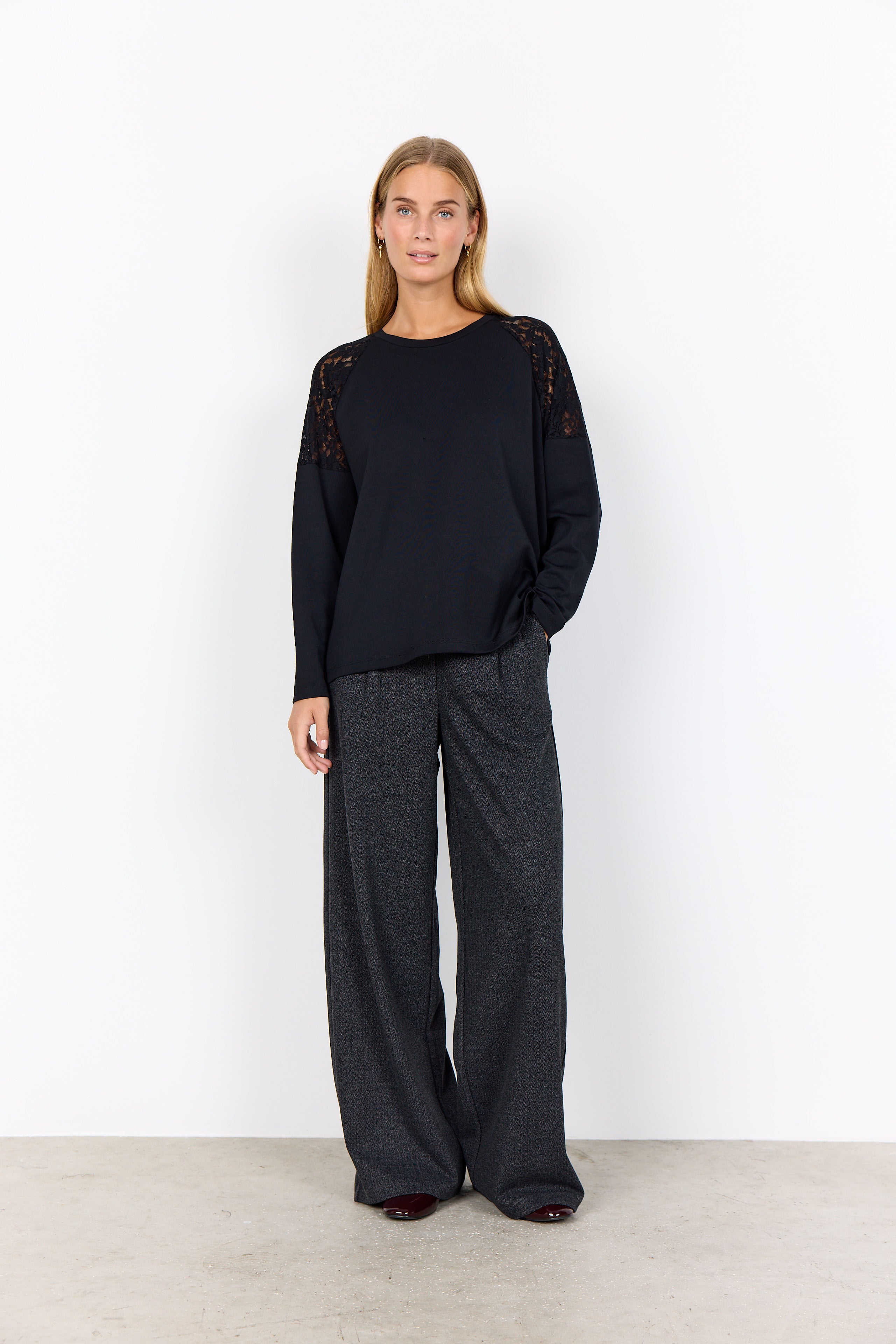 Soya Concept Sweater BANU 257 - Black - Boutique Adam & Eve marque canadienne, marque québécoise