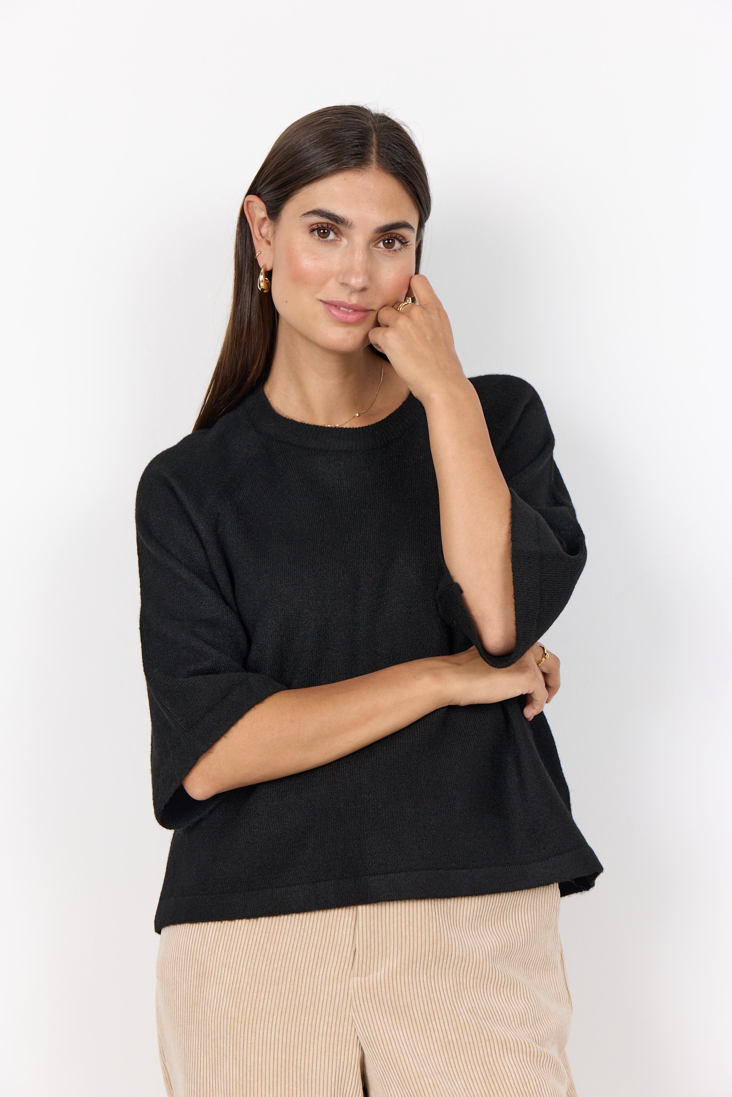Soya Concept Sweater orlean-1 - black- Boutique Adam & Eve marque canadienne, marque québécoise