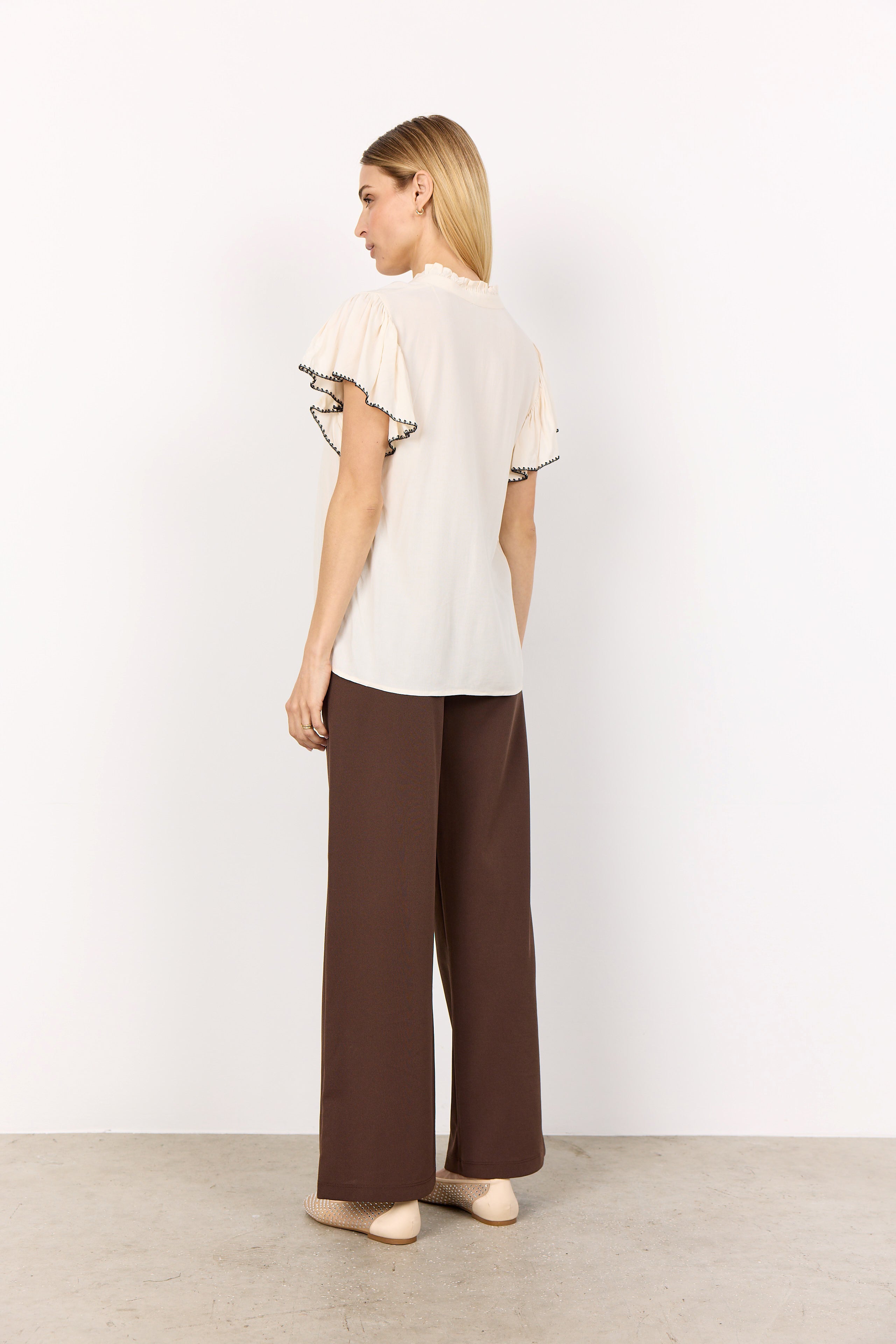 Soya Concept - Blouse RADIA 215 - Off white - Boutique Adam & Eve marque canadienne, marque québécoise