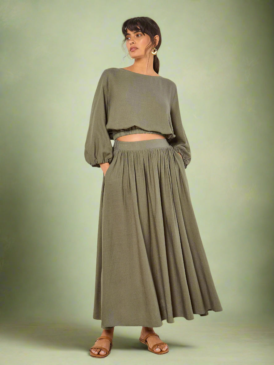 Apricot T-shirt 942202 - Khaki - Boutique Adam & Eve marque canadienne, marque québécoise