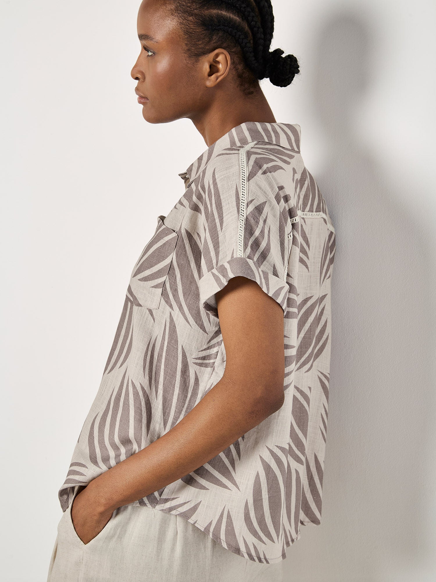 Apricot - Blouse 962224 - Off white - Boutique Adam & Eve marque canadienne, marque québécoise