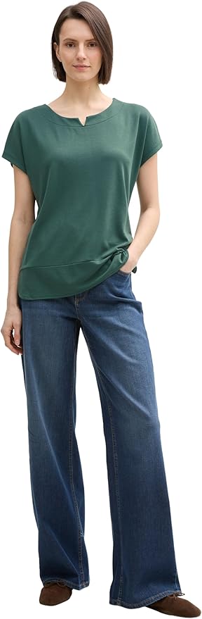 Tom tailor t-shirt 1040547 - Green - Boutique Adam & Eve marque canadienne, marque québécoise