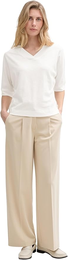 Tom tailor t-shirt 1045567 - White - Boutique Adam & Eve marque canadienne, marque québécoise