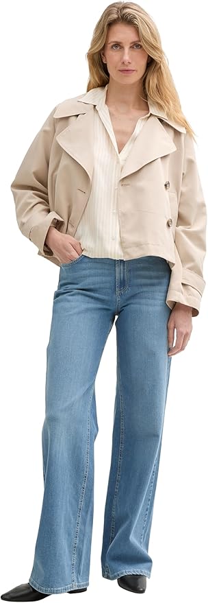 Tom Tailor- Blouse -1045239 - Sand - Boutique Adam & Eve marque canadienne, marque québécoise