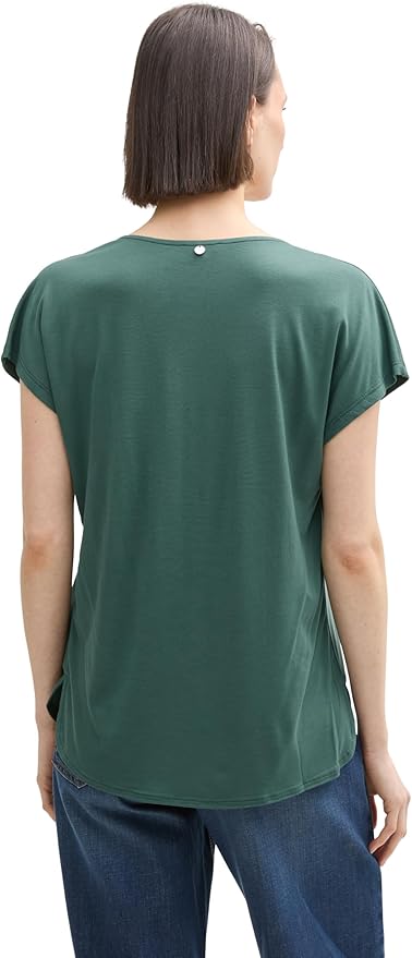 Tom tailor t-shirt 1040547 - Green - Boutique Adam & Eve marque canadienne, marque québécoise
