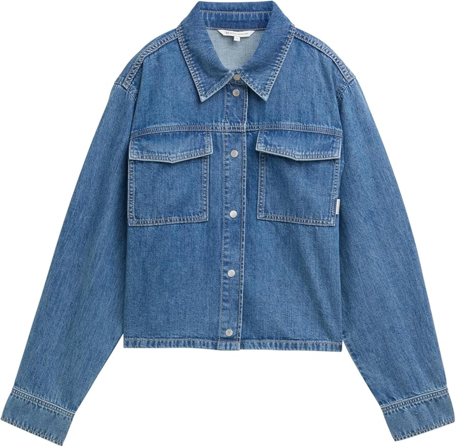 Tom Tailor- Blouse -1045493 - Blue - Boutique Adam & Eve marque canadienne, marque québécoise