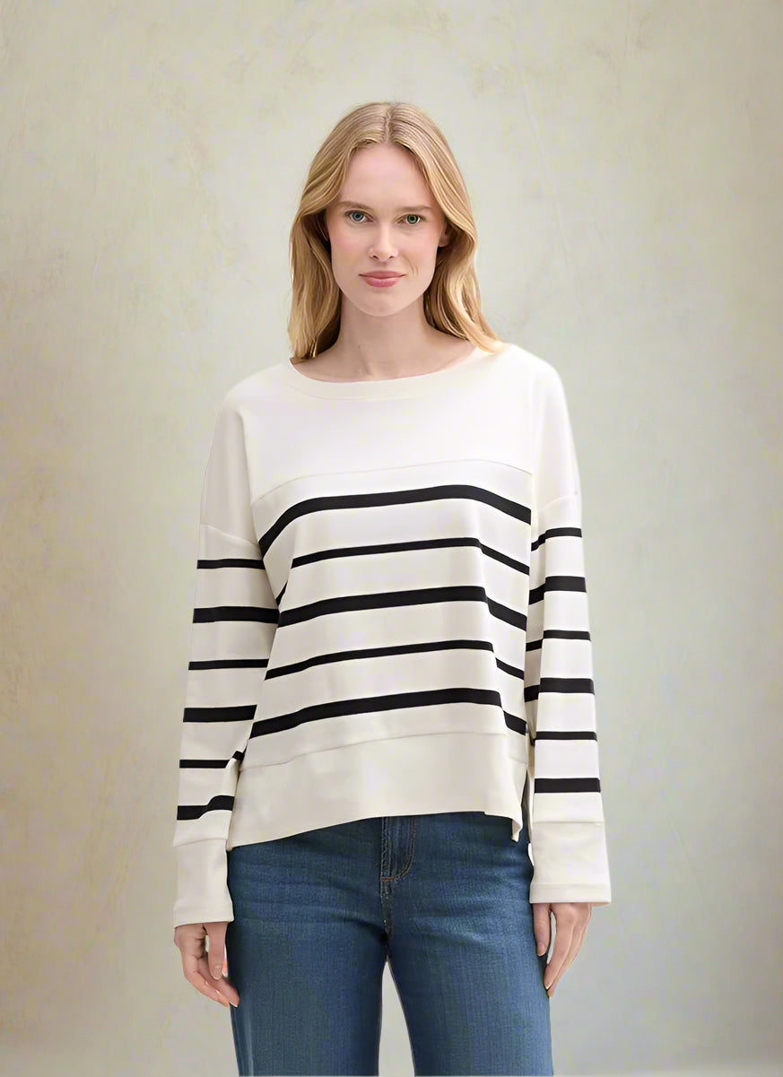 Tom Tailor- Blouse -1045550 - Striped - Boutique Adam & Eve marque canadienne, marque québécoise