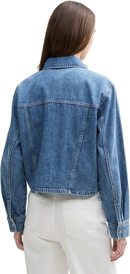 Tom Tailor- Blouse -1045493 - Blue - Boutique Adam & Eve marque canadienne, marque québécoise