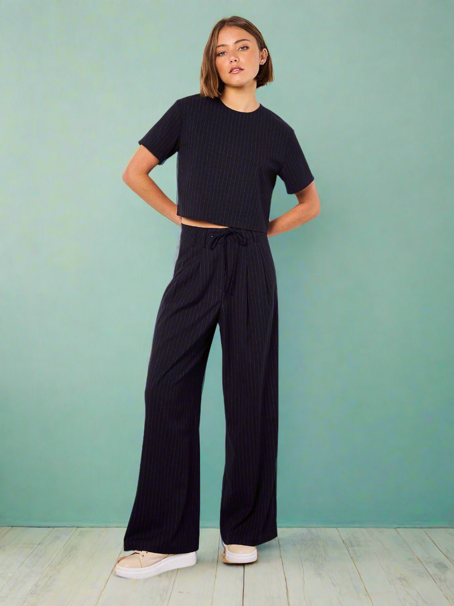 Apricot - Top 937598 - Navy- Boutique Adam & Eve marque canadienne, marque québécoise