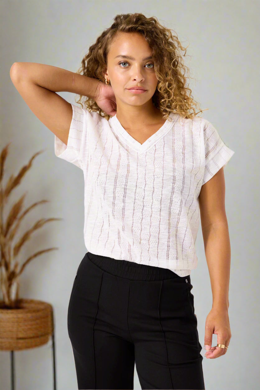 Garcia T-shirt C50206 - White - Marque Canadienne, Marque québécoise