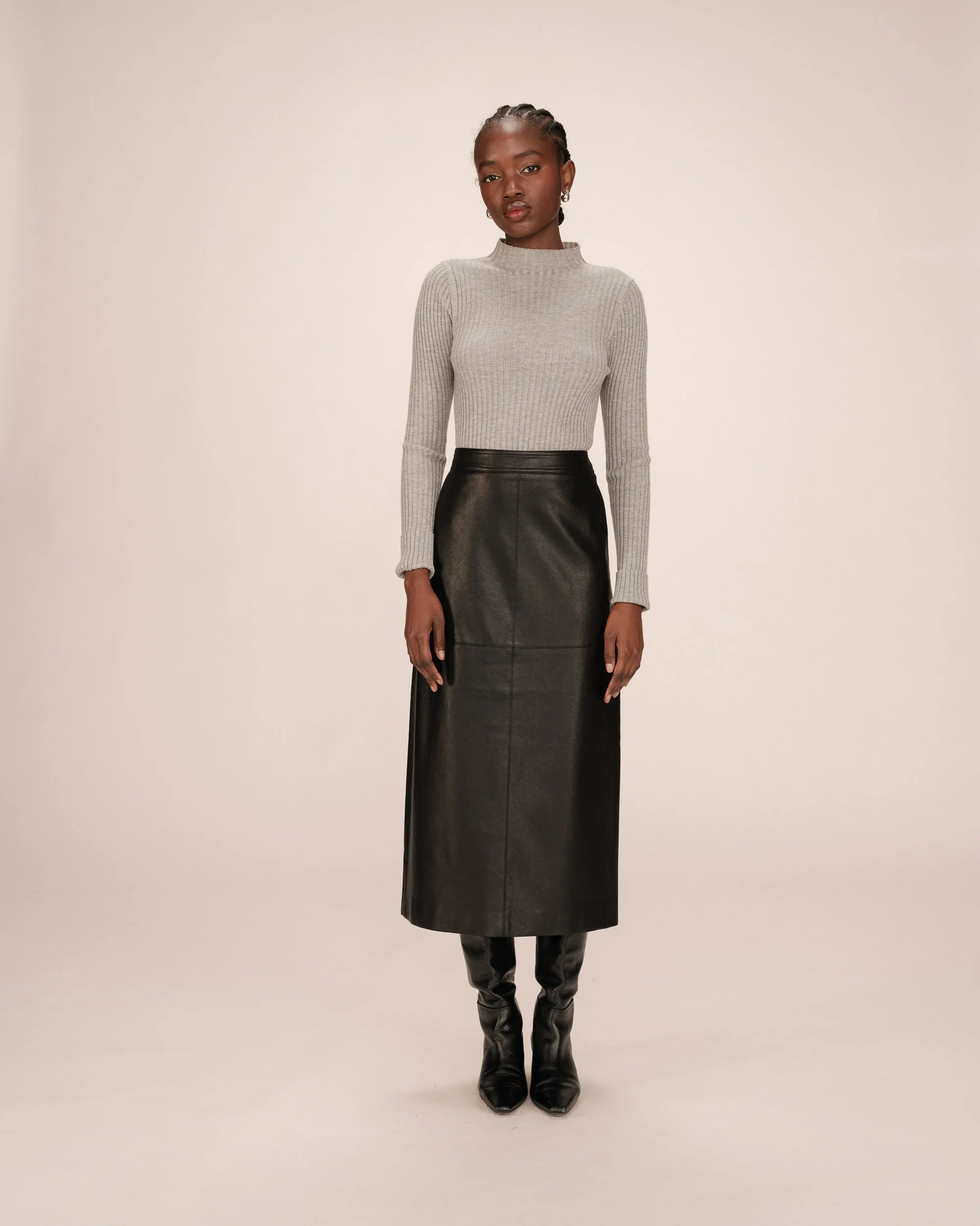 Grace & Mila - Skirt sirene - Black - Boutique Adam & Eve marque canadienne, marque québécoise