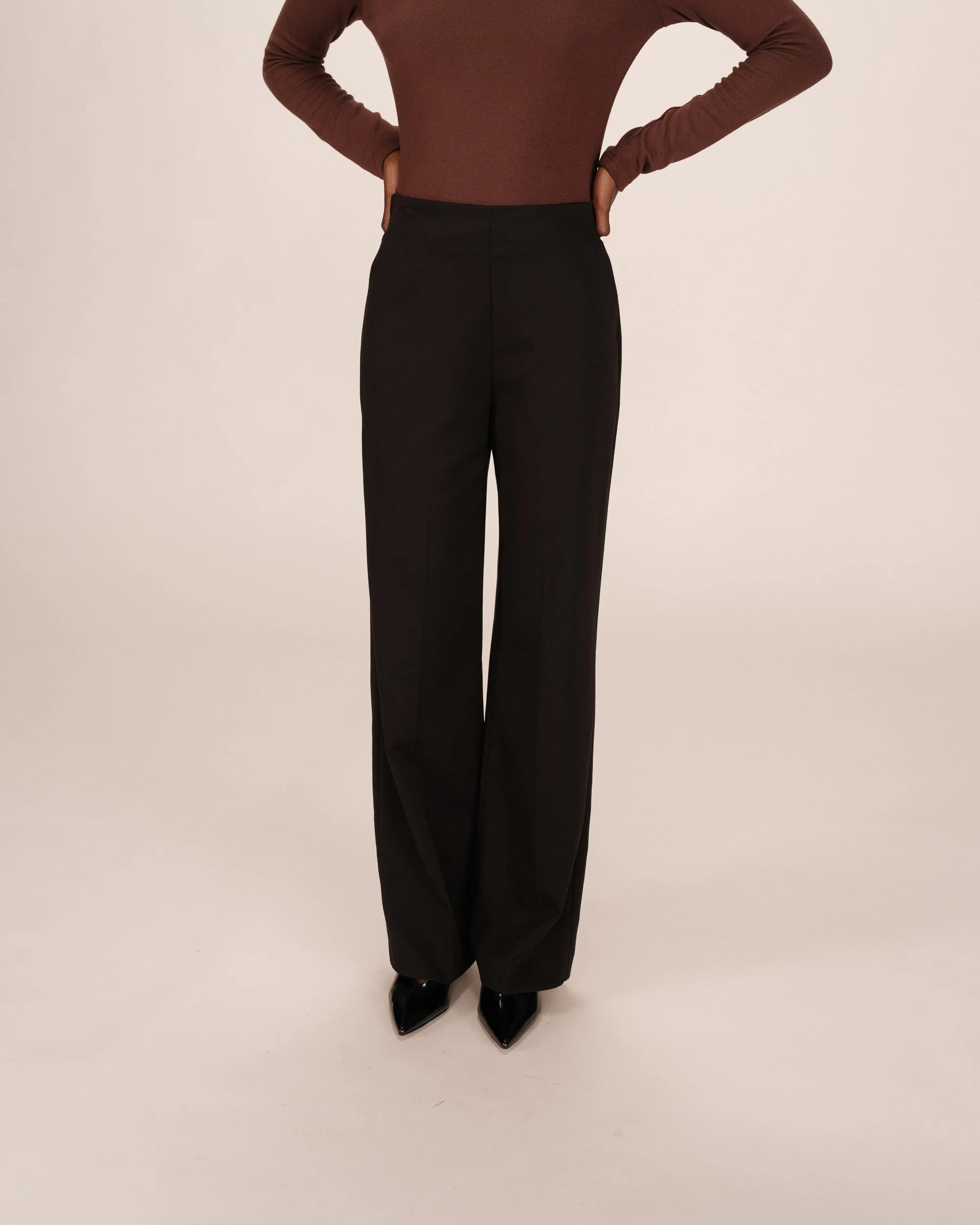 Grace & Mila Pants STEWART - Black - Boutique Adam & Eve marque canadienne, marque québécoise