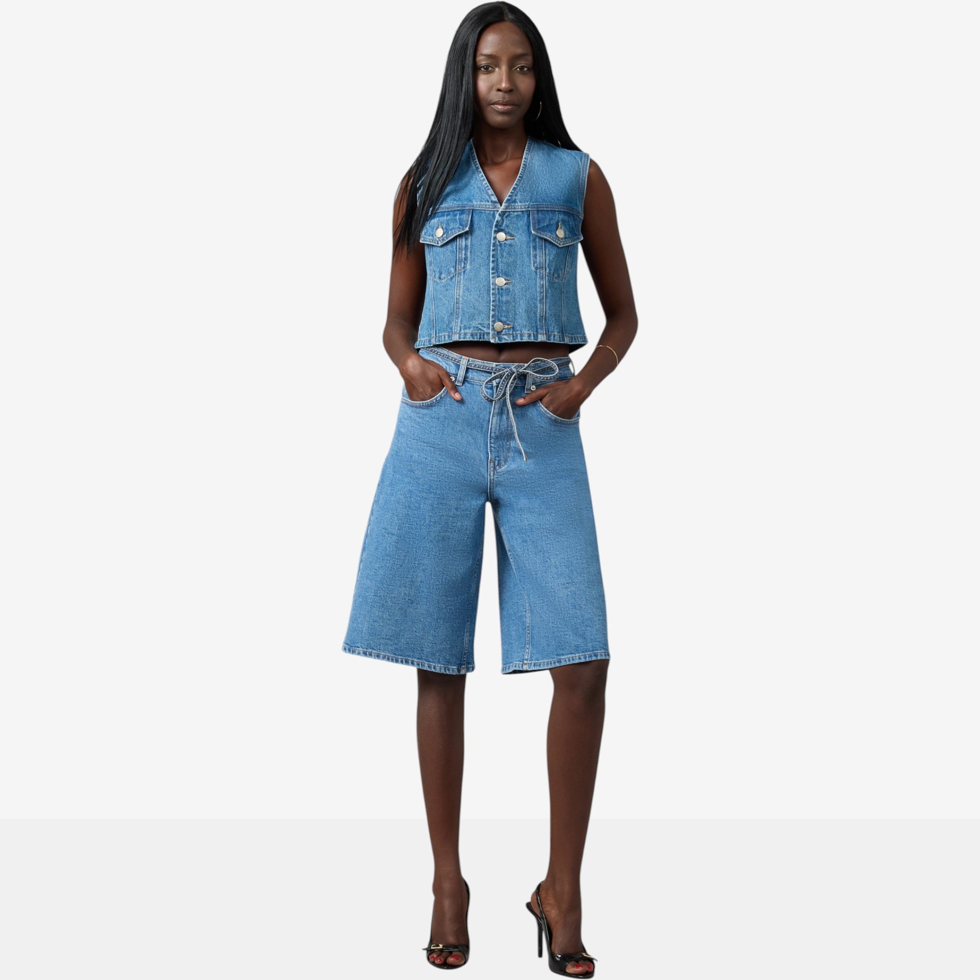 Lola jeans - short SEVILLE- Boutique Adam & Eve marque canadienne, marque québécoise