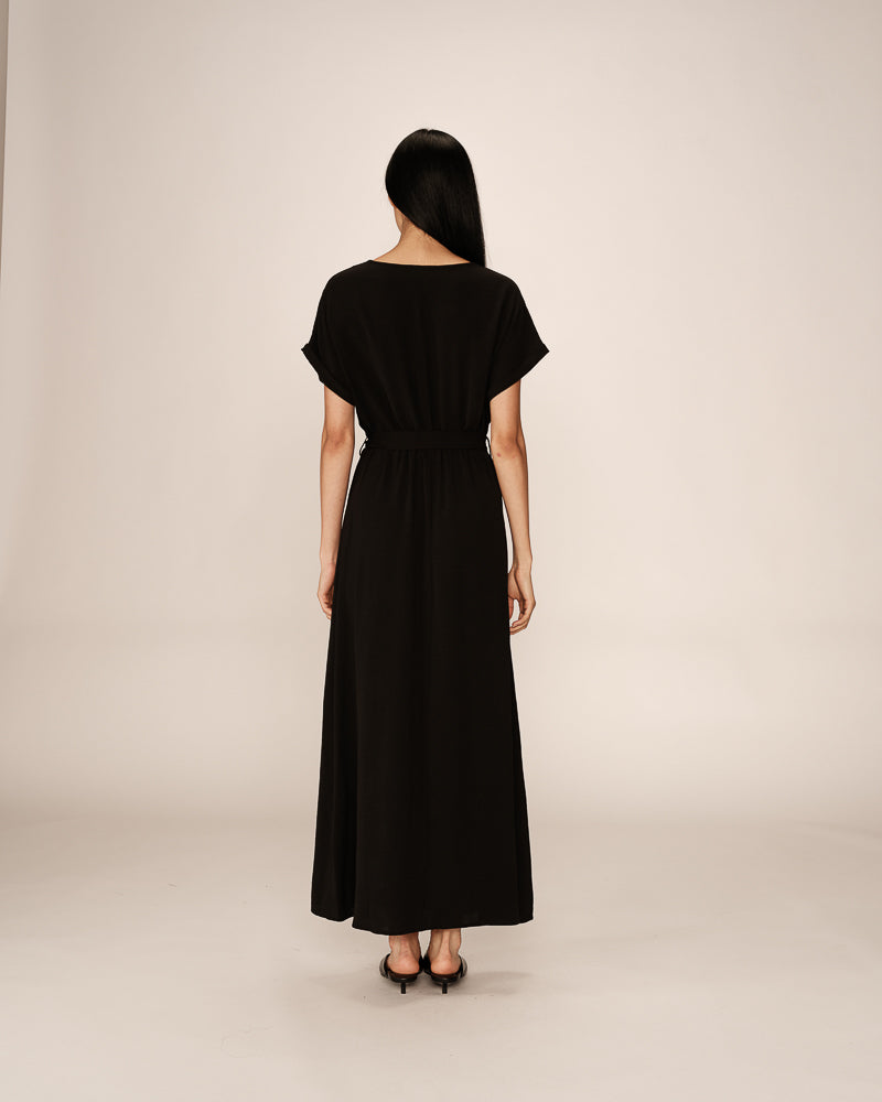 Grace & Mila - Dress PAPILLON - Black - Boutique Adam & Eve marque canadienne, marque québécoise