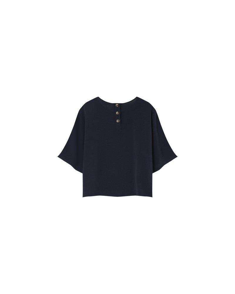 Grace & Mila - Top PAPRIKA - Navy - Boutique Adam & Eve marque canadienne, marque québécoise