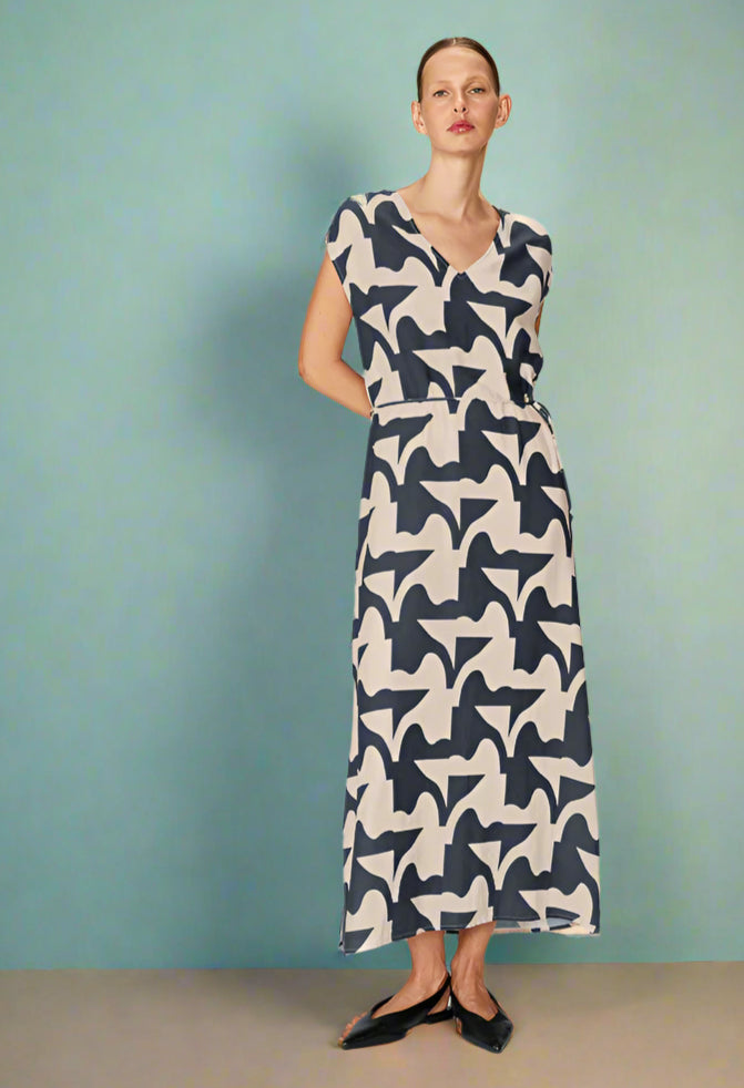 Grace & Mila - Dress PENSEE - Navy - Boutique Adam & Eve marque canadienne, marque québécoise