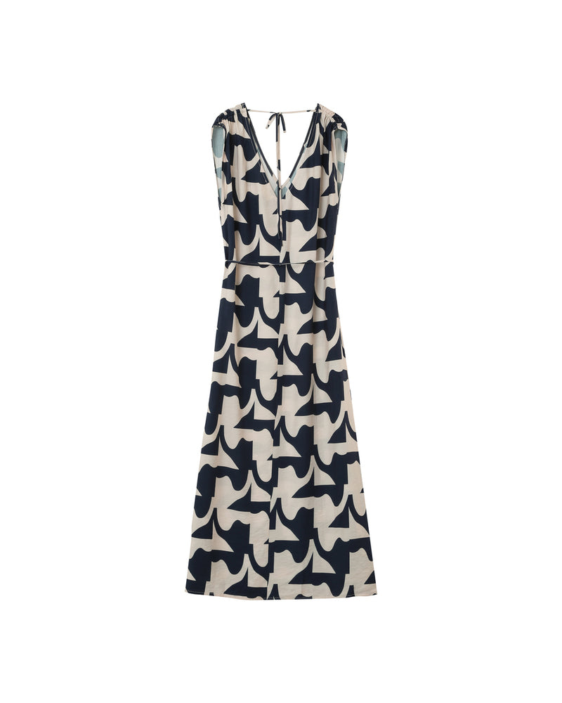 Grace & Mila - Dress PENSEE - Navy - Boutique Adam & Eve marque canadienne, marque québécoise