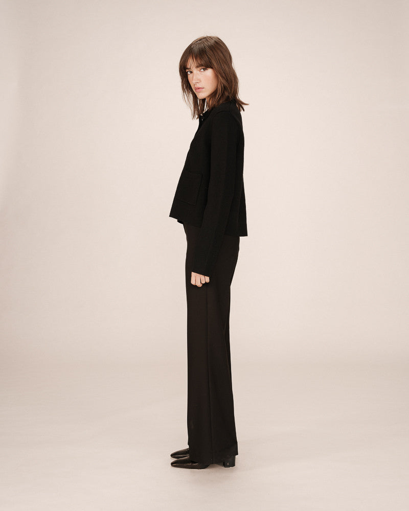 Grace & Mila - Cardigan SAILOR - Black - Boutique Adam & Eve marque canadienne, marque québécoise
