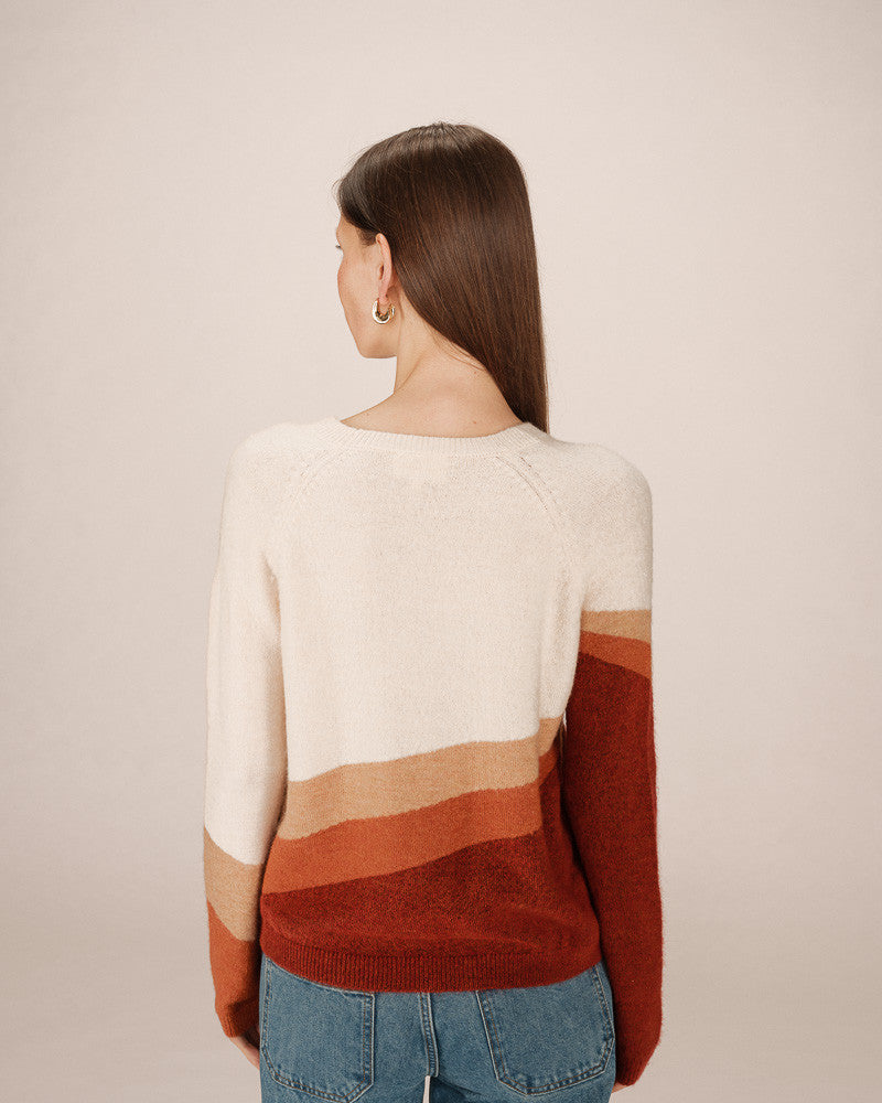 Grace & Mila - Sweater SARANDON - Off white - Boutique Adam & Eve marque canadienne, marque québécoise
