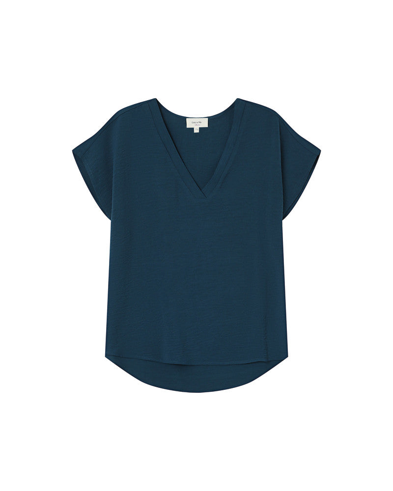 Grace & Mila - Blouse SEASON - Teal - Boutique Adam & Eve marque canadienne, marque québécoise