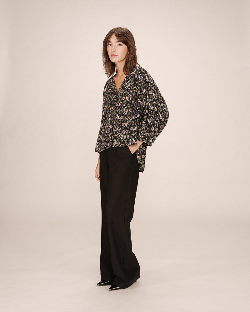 Grace & Mila - Blouse SECRETE - Floral - Boutique Adam & Eve marque canadienne, marque québécoise